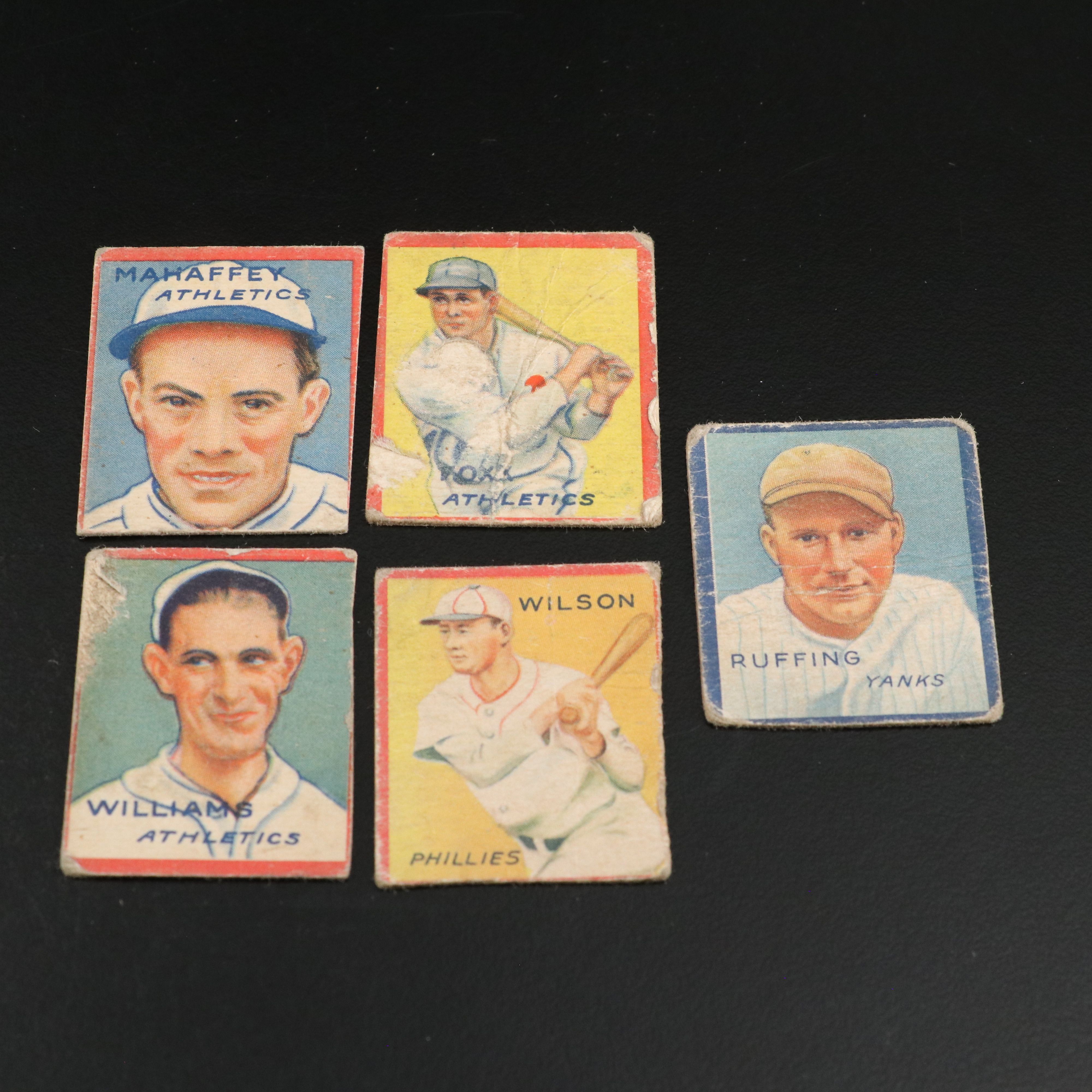 Collection of 20 Vintage Baseball Cards, 1930s
