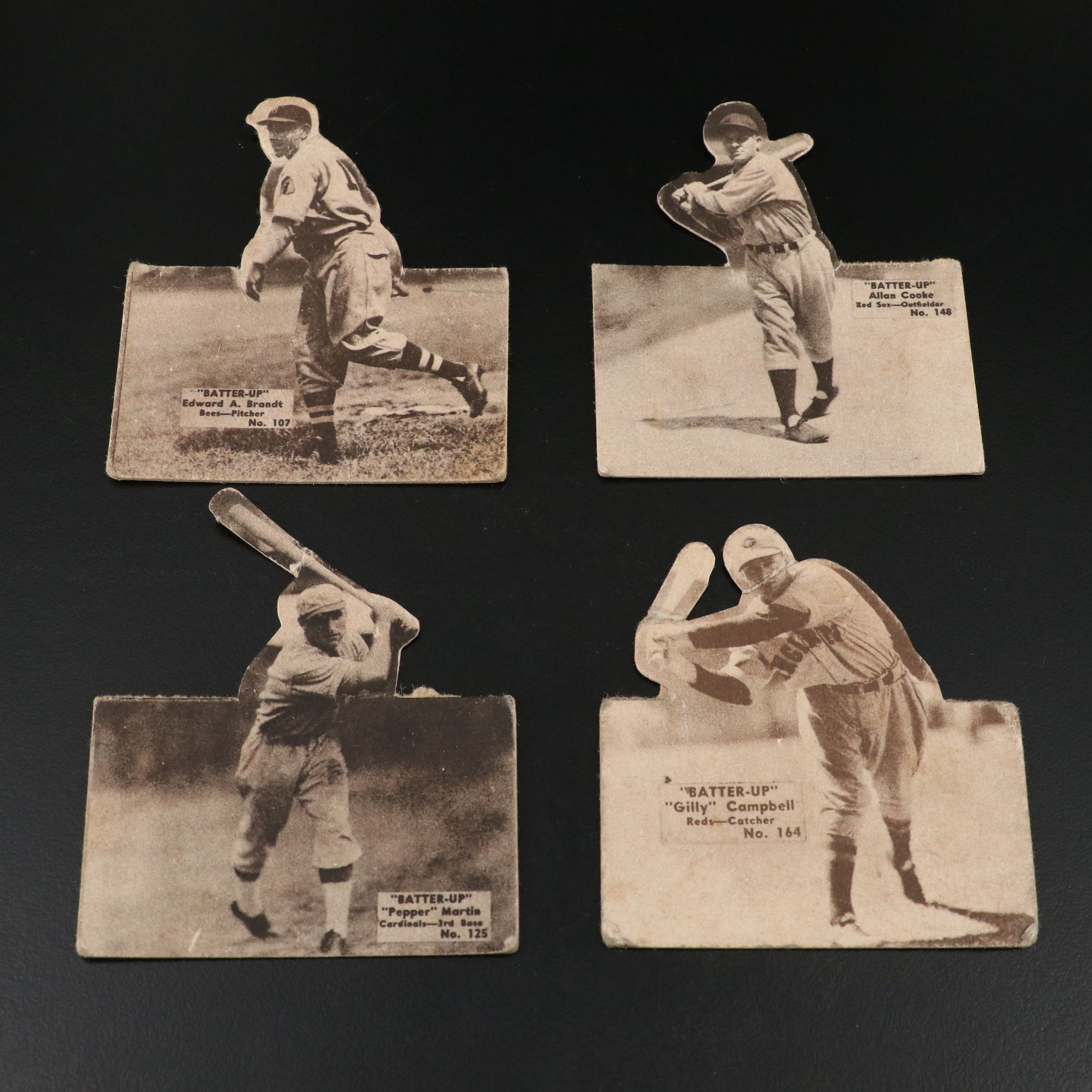 Collection of 20 Vintage Baseball Cards, 1930s