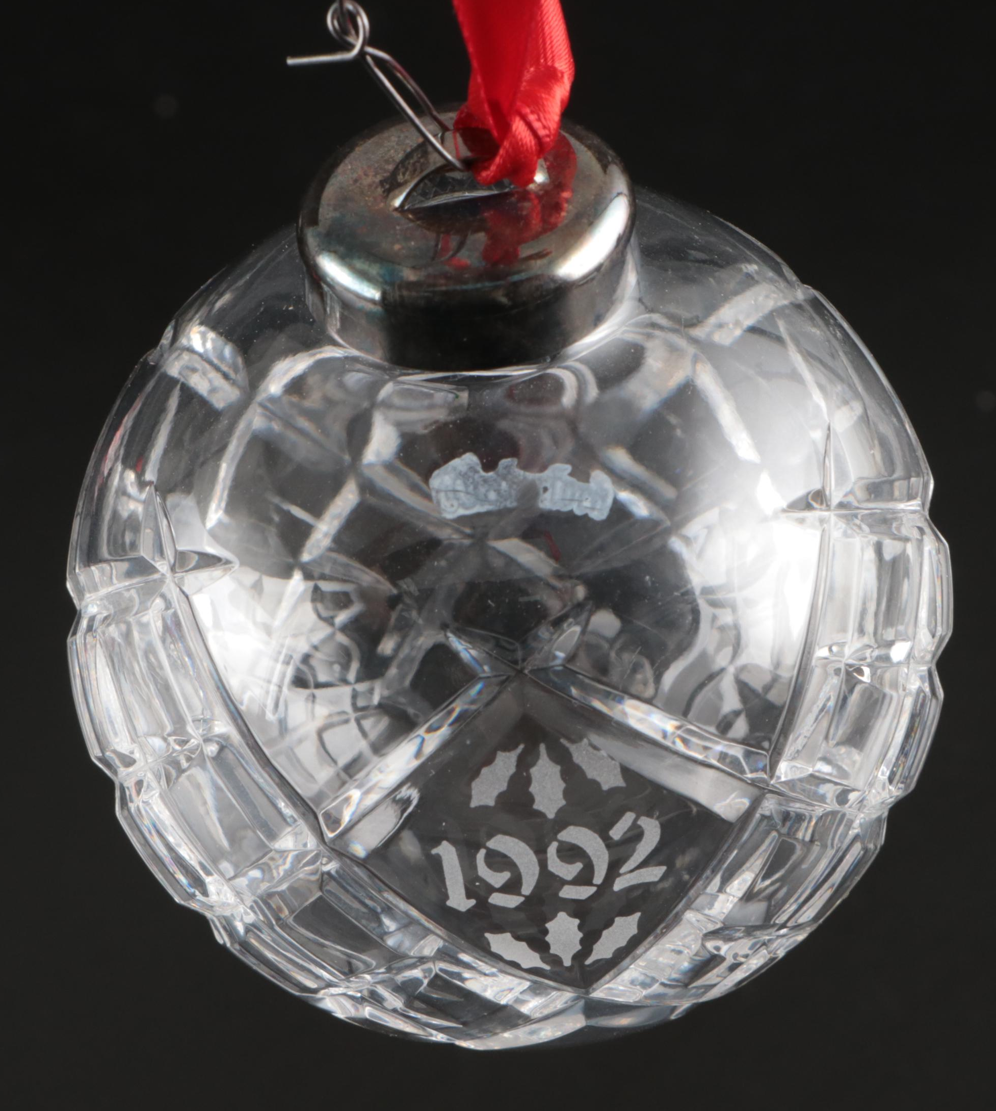 Waterford Crystal Christmas Tree Ornaments
