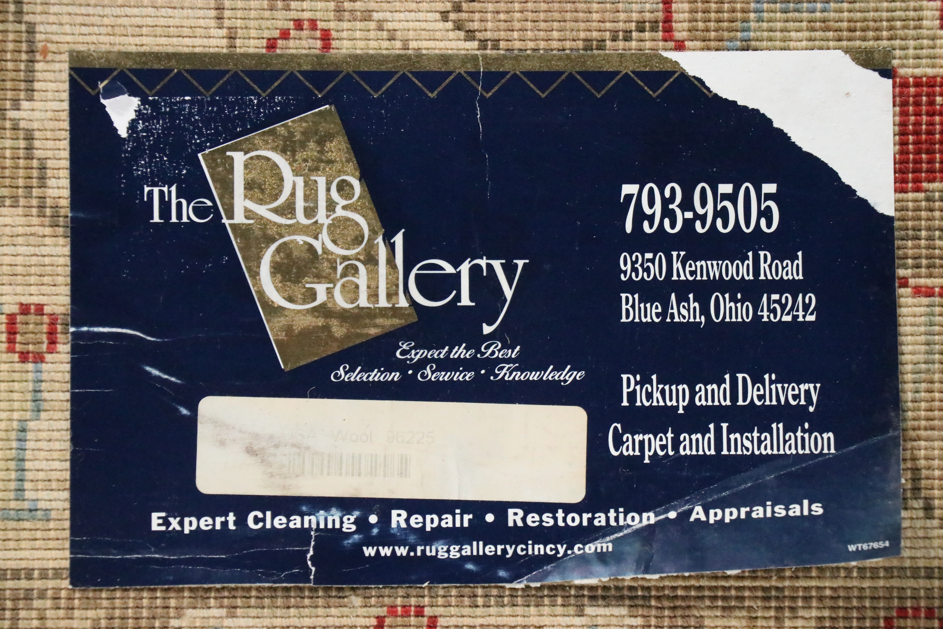 8'8 x 12' Machine Made Karastan Indian Agra Style Area Rug