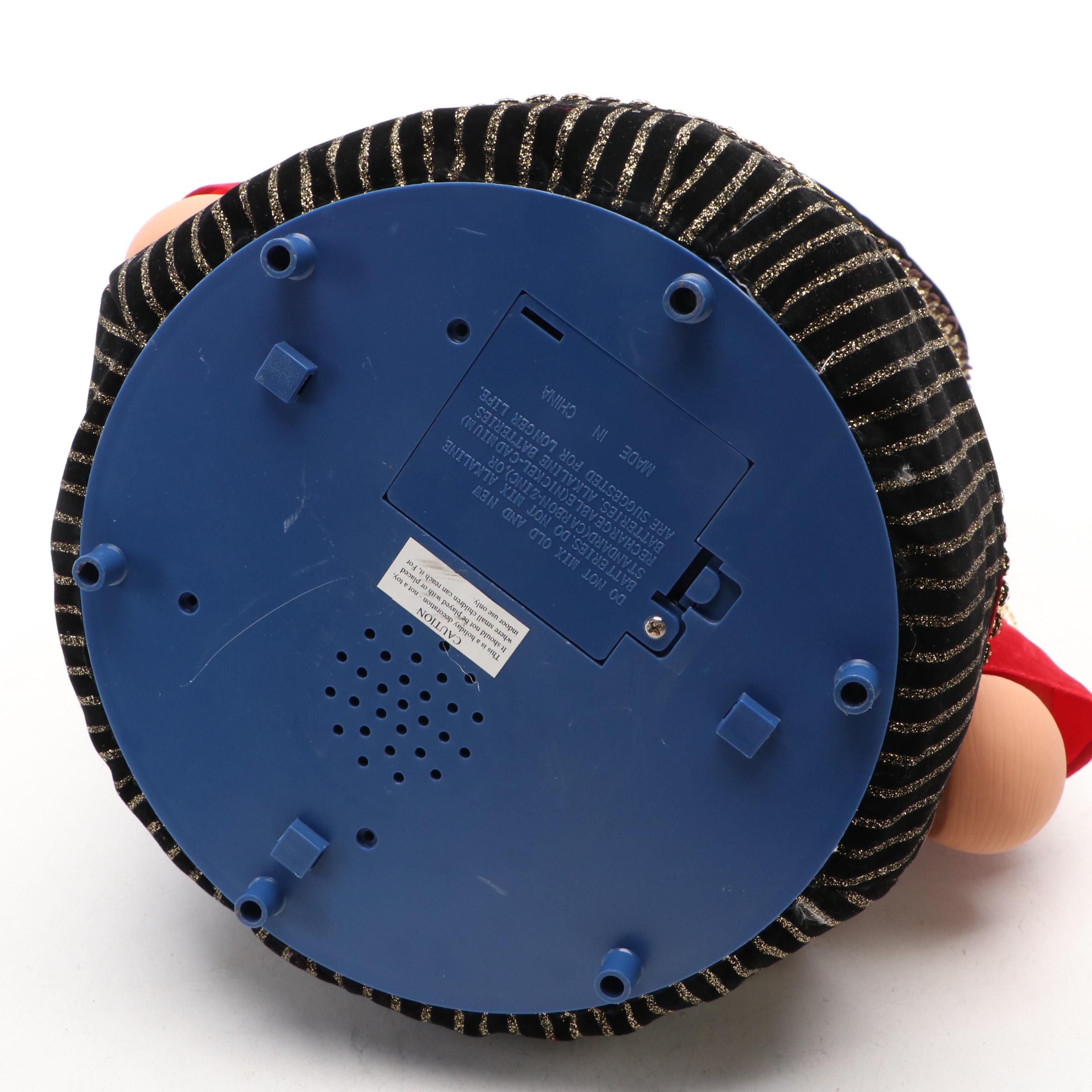 Christmas Decorative Top Hat with Candy Canes, Santa Shelf Sitter and More