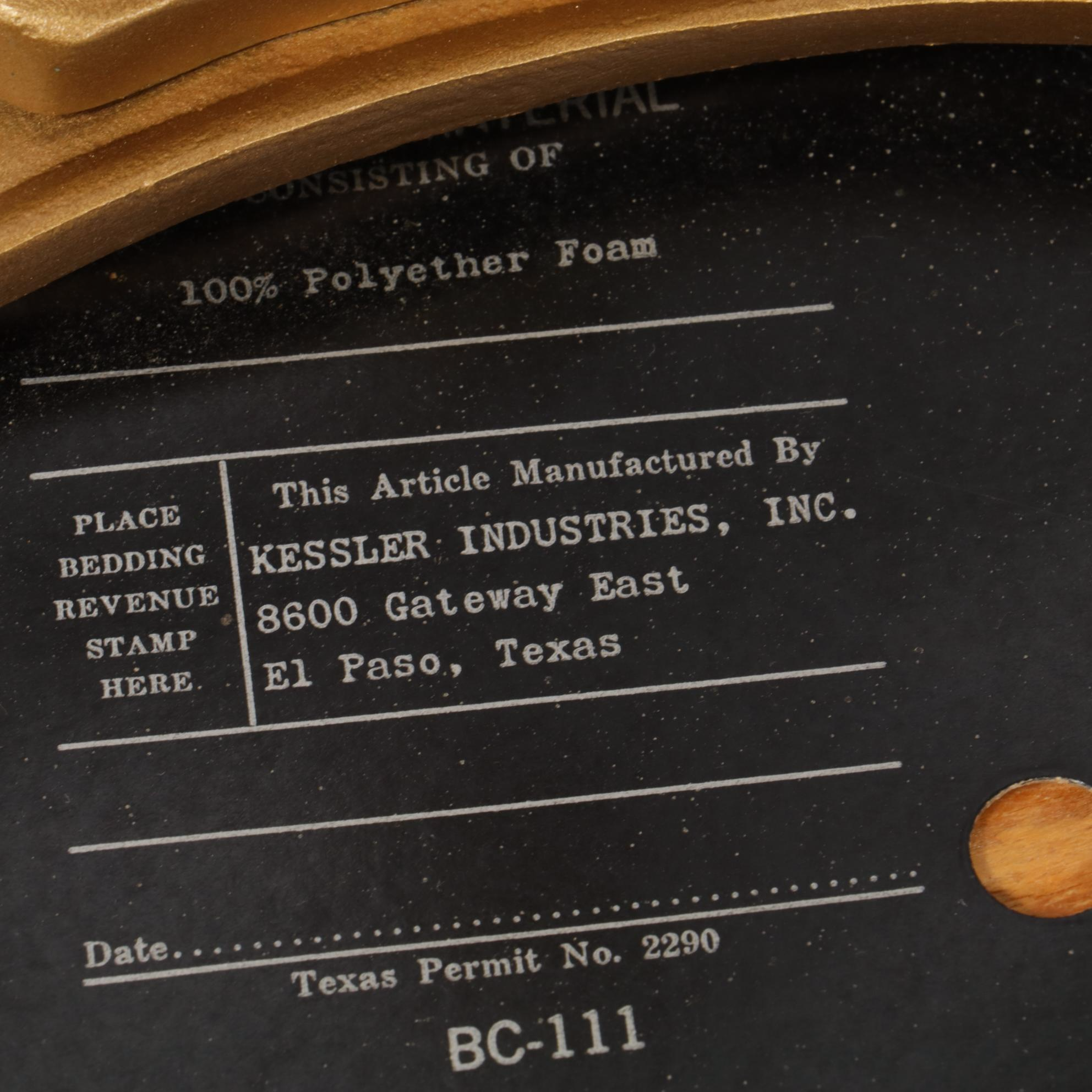 Kessler Industries Louis XV Style Cast Metal Vanity Chair