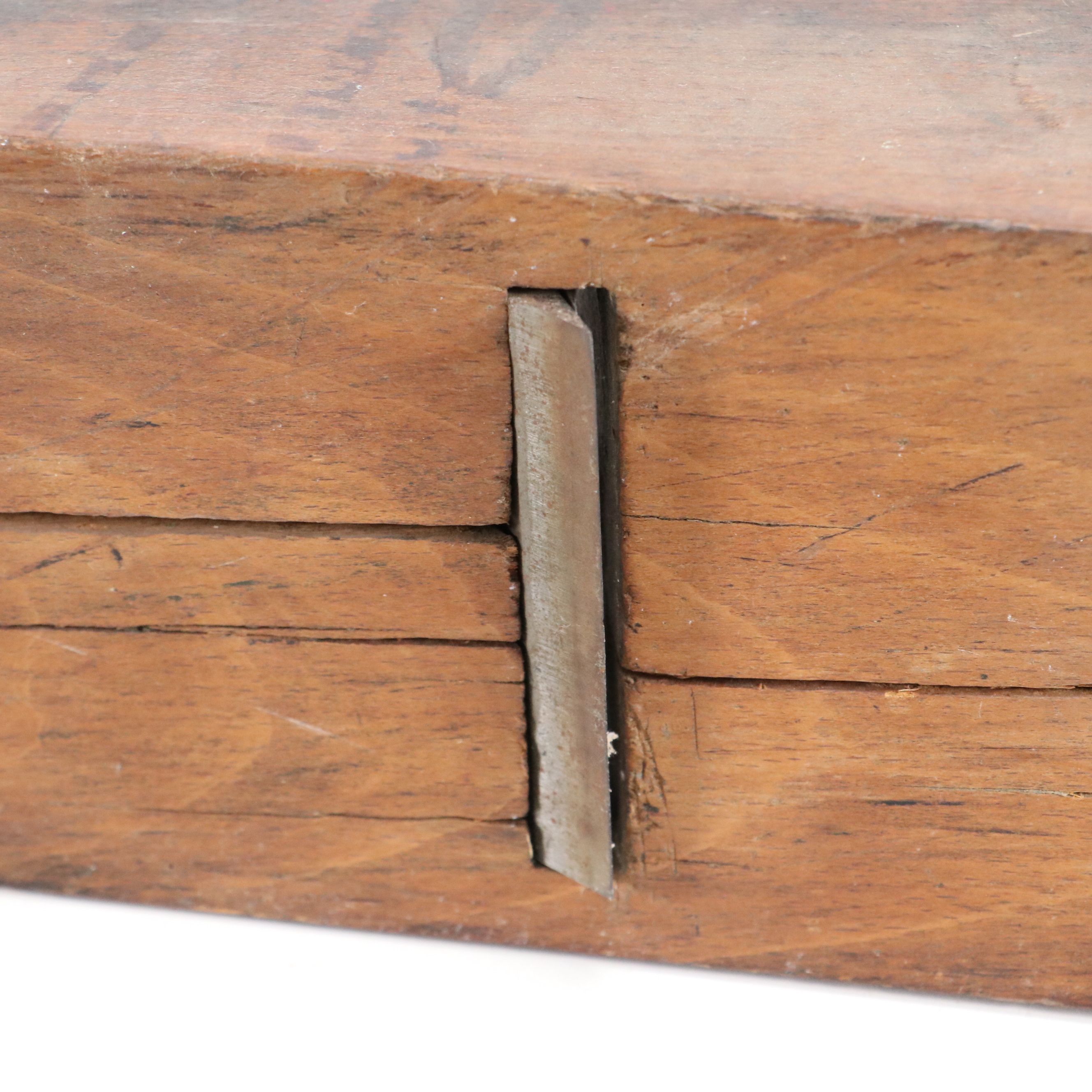 Wood Plane Cutters and Molding Planes