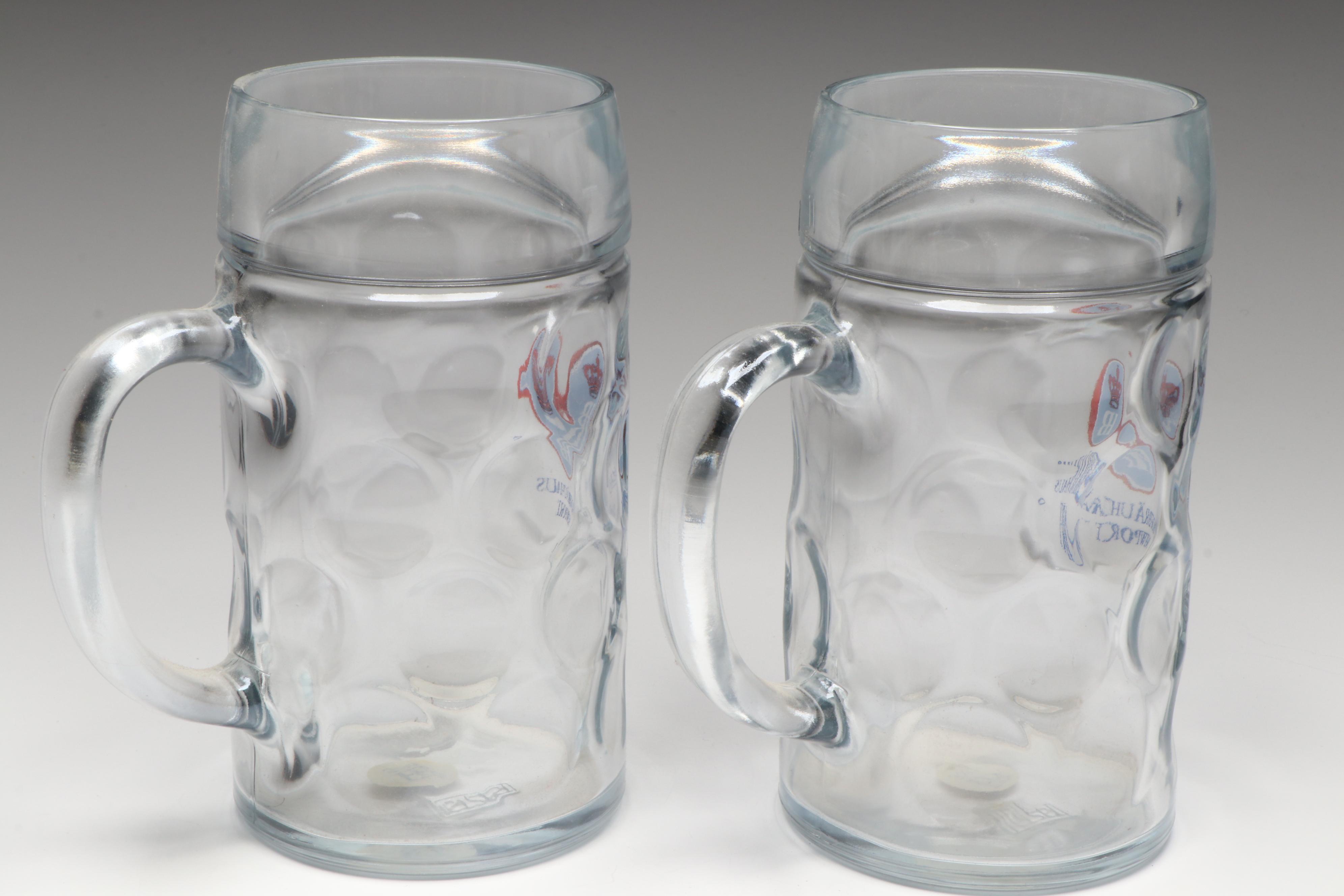 Ceramarte for Avon Stoneware Beer Steins and Hofbräuhaus Glass Mugs