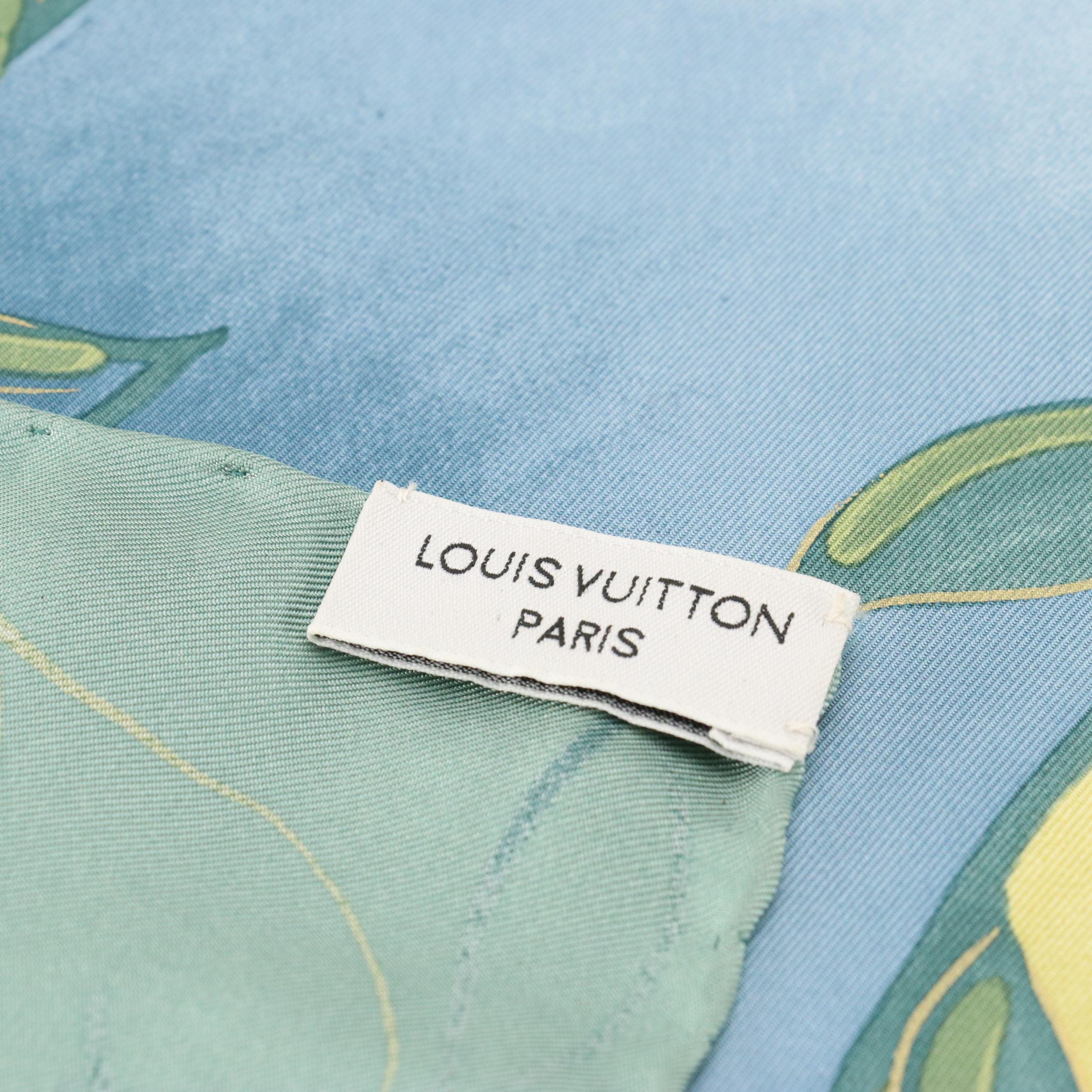 Louis Vuitton Printed Silk Scarf in Box