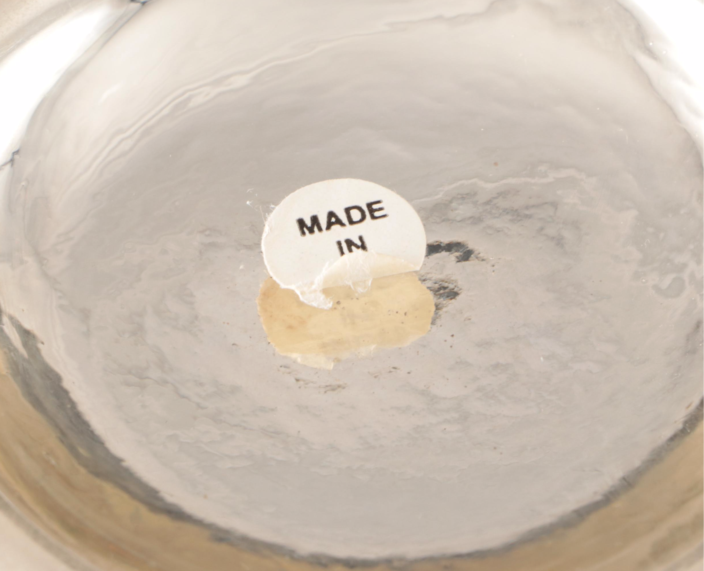 Mercury Glass Candle Holders with Glass Beads and Baubles