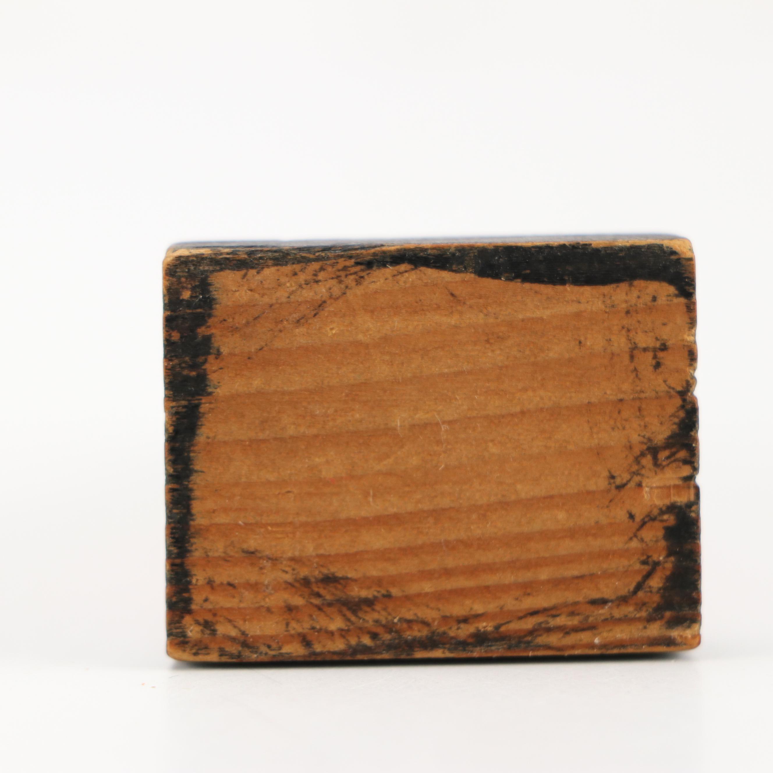 Lacquer Frame Cork Dioramas with Wooden Painted Figurine