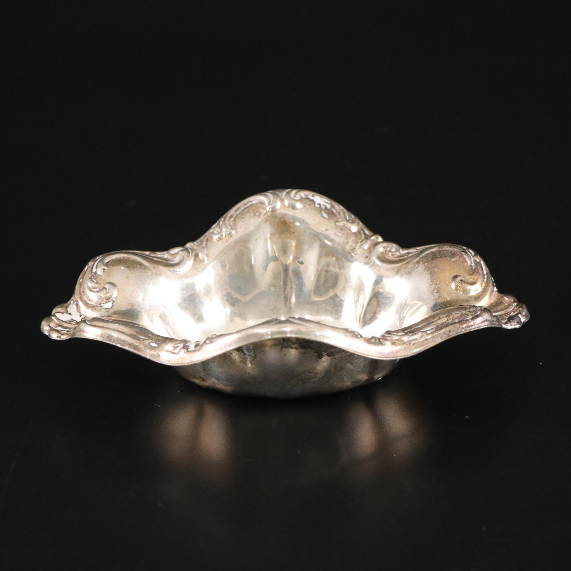 Silver Plate Covered Bowl, Relish Bowl, and Punch Cups