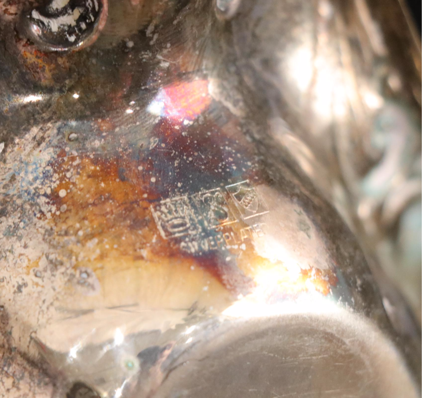 Silver Plate Covered Bowl, Relish Bowl, and Punch Cups