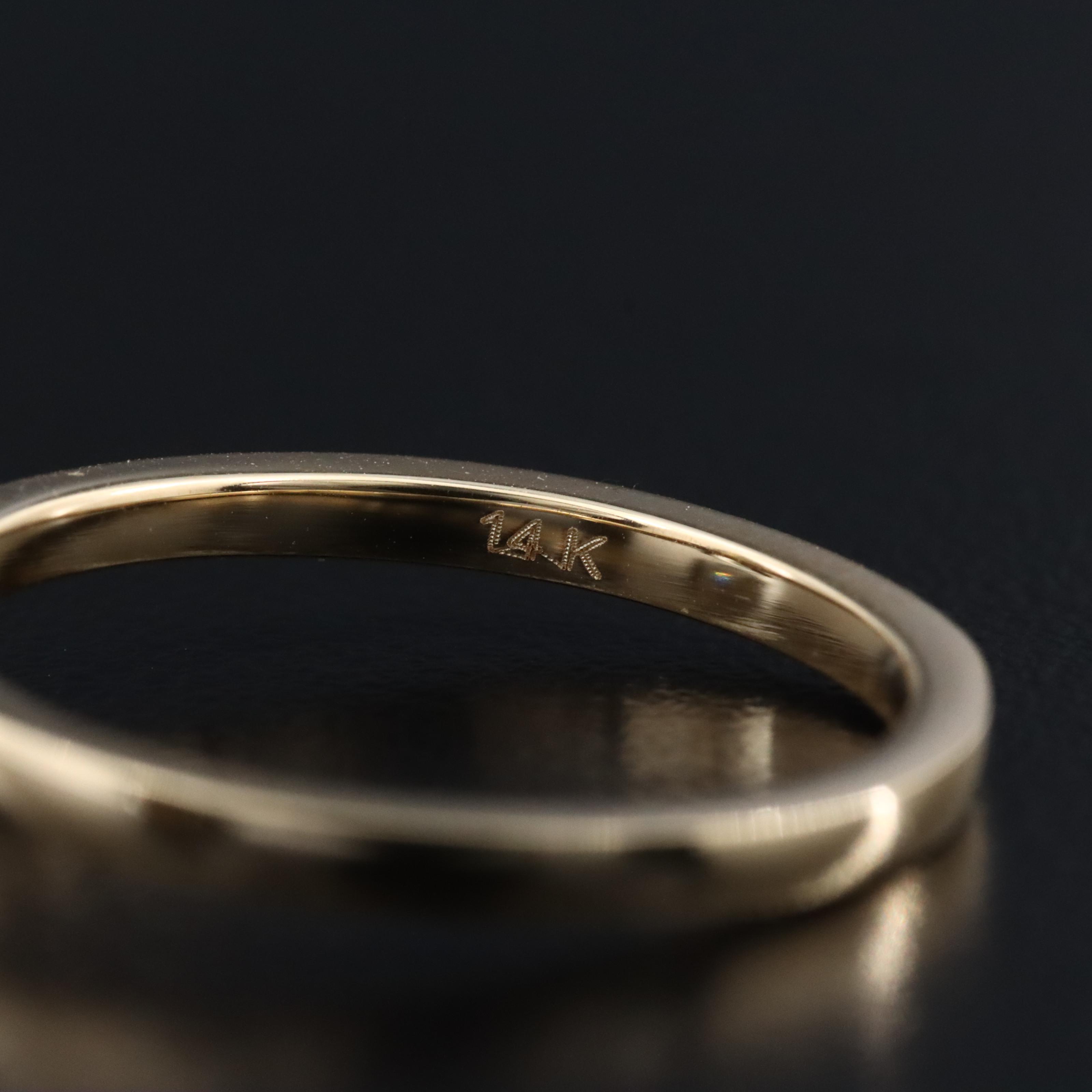 14K 1.00 CT Lab Grown Diamond Solitaire Ring with IGI Report