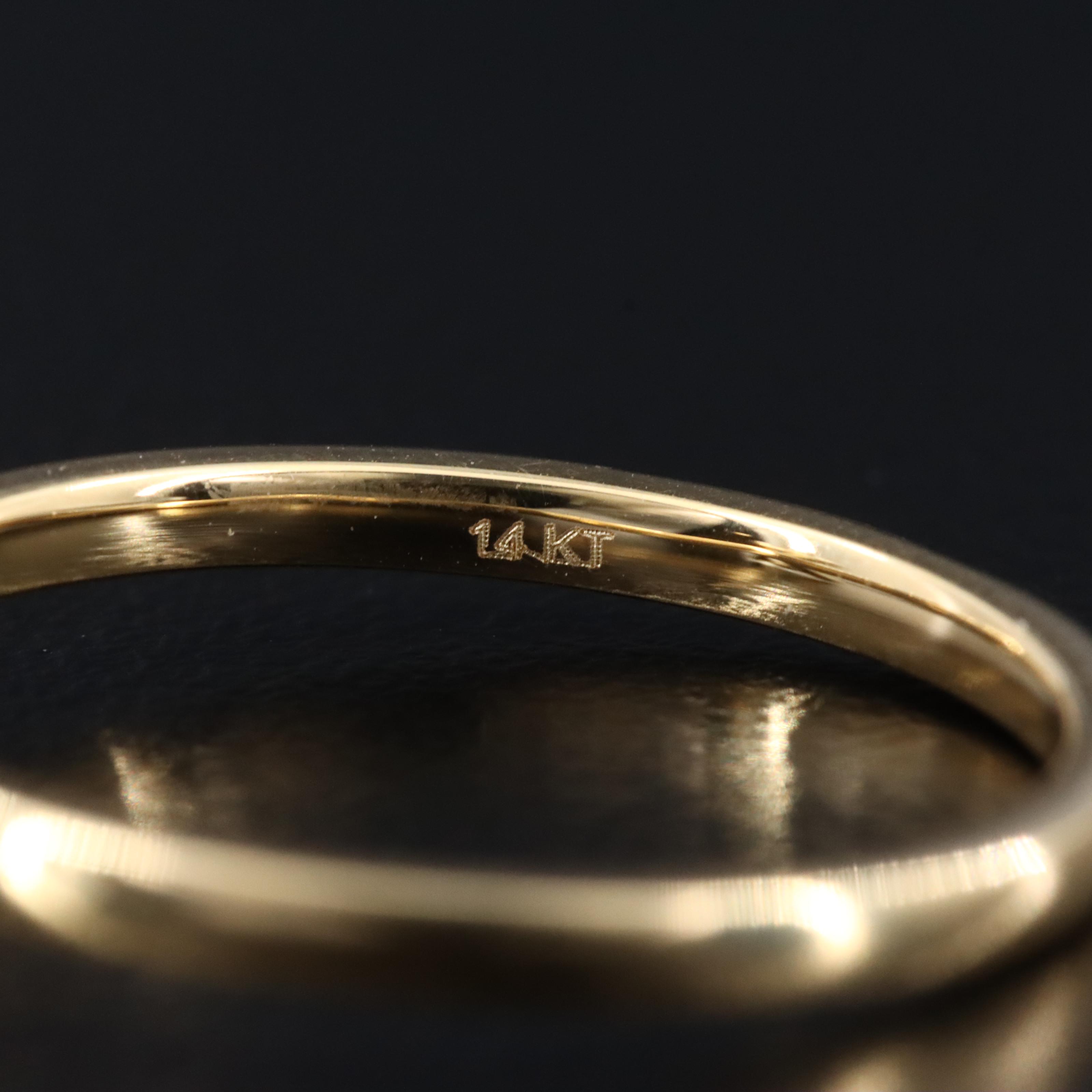 14K 0.99 CT Lab Grown Diamond Solitaire Ring with IGI Report