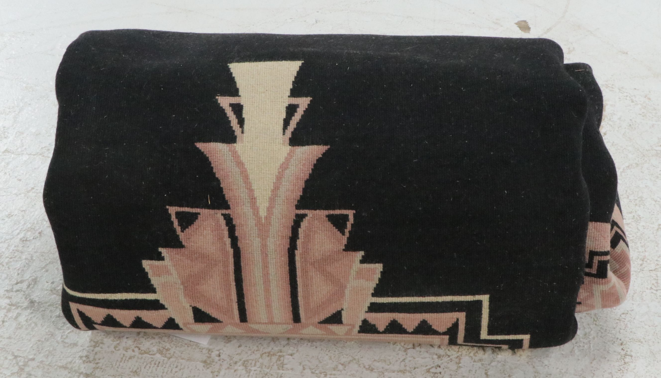 7'6 x 10'3 Hand-Knotted Nepalese Art Deco Style Area Rug