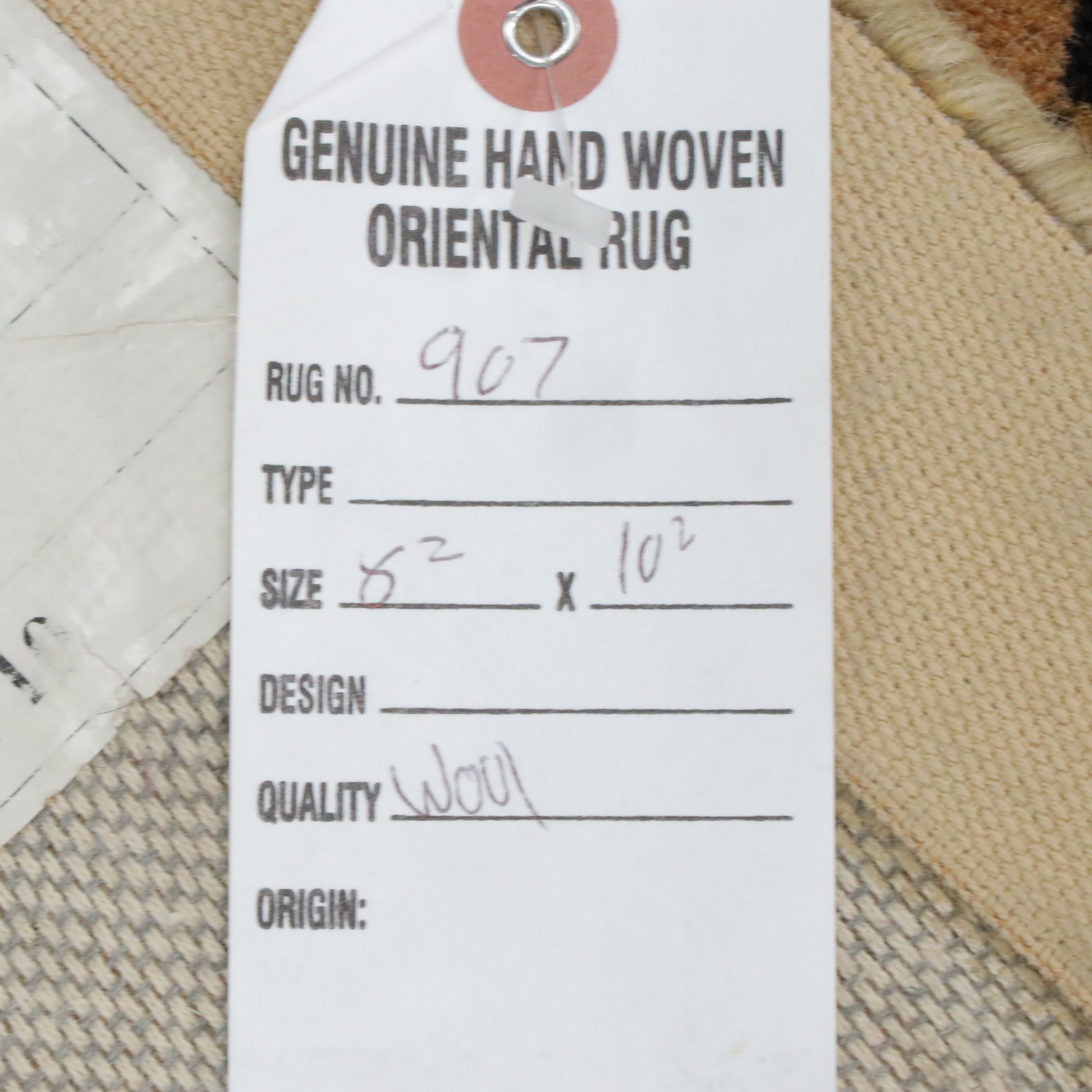 8'1 x 10'3 Hand-Tufted Contemporary Leopard Print Area Rug