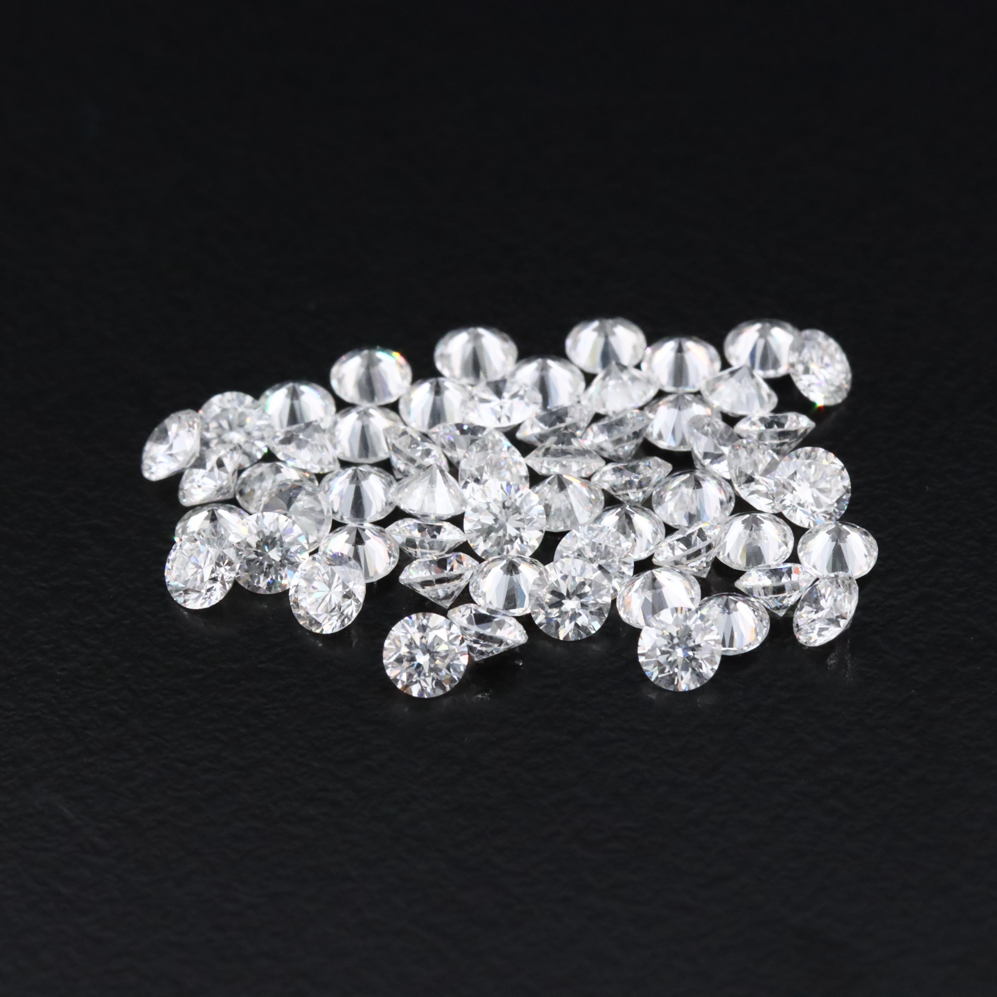 Loose 5.02 CTW Lab Grown Diamonds