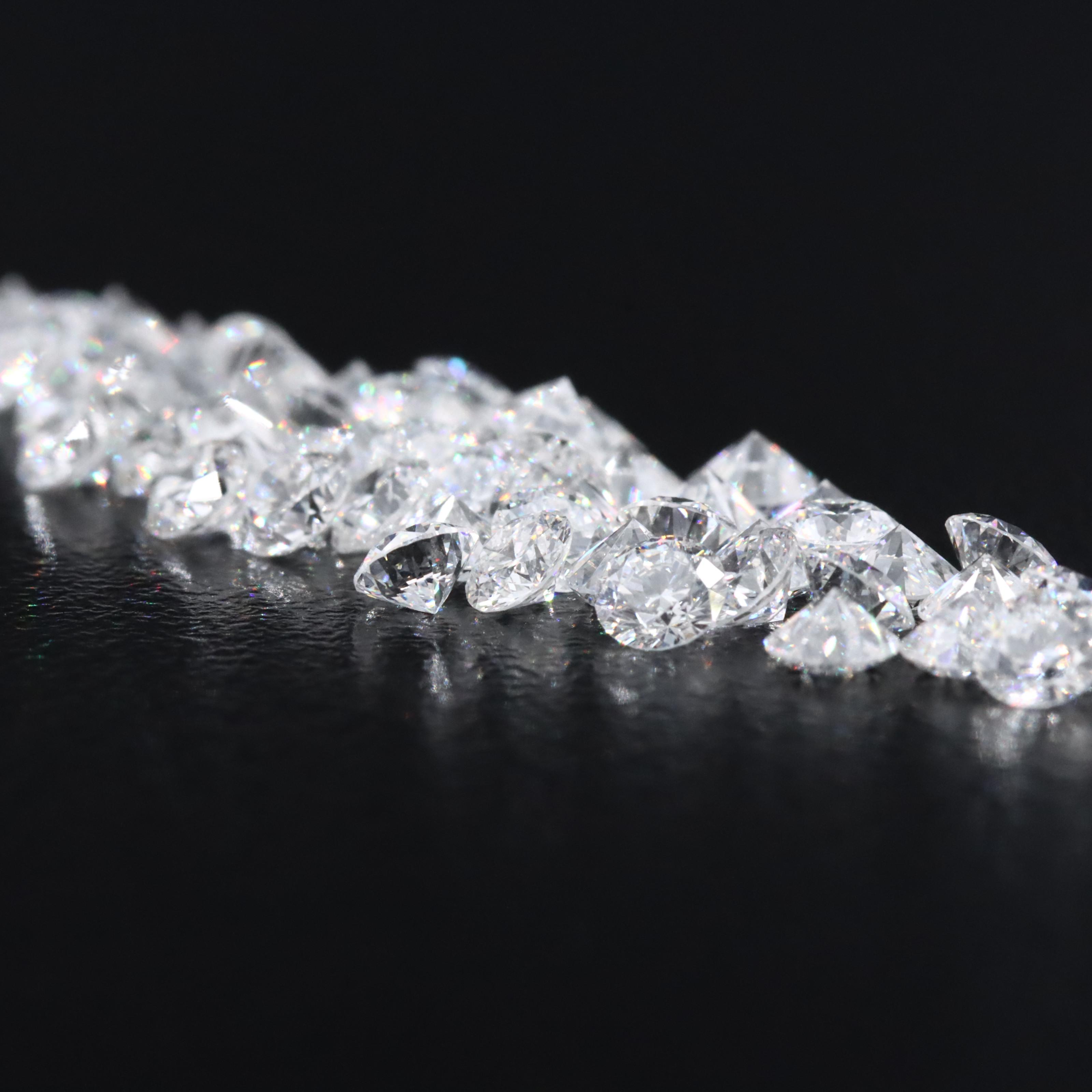 Loose 5.02 CTW Lab Grown Diamonds