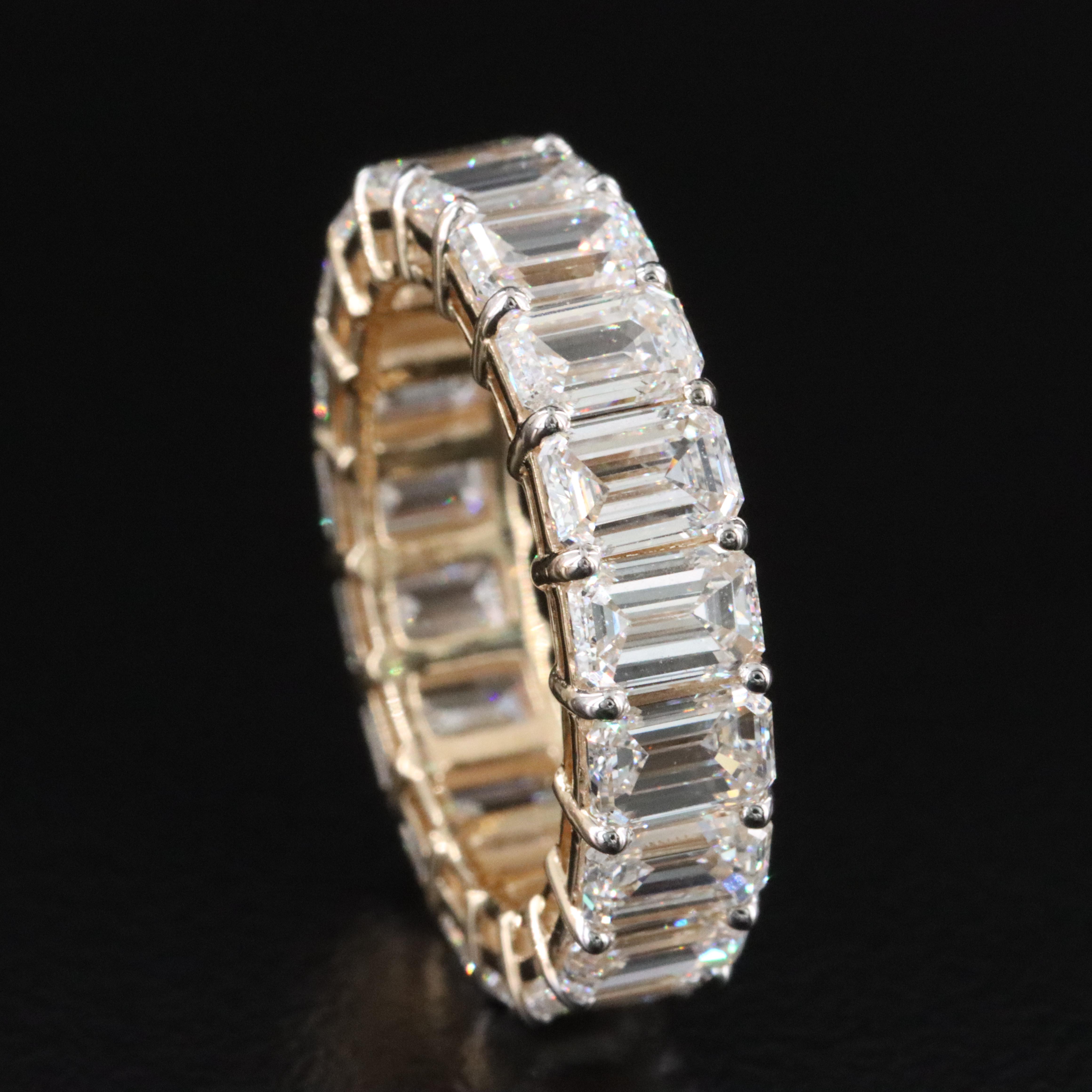 14K 7.23 CTW Lab Grown Diamond Eternity Band