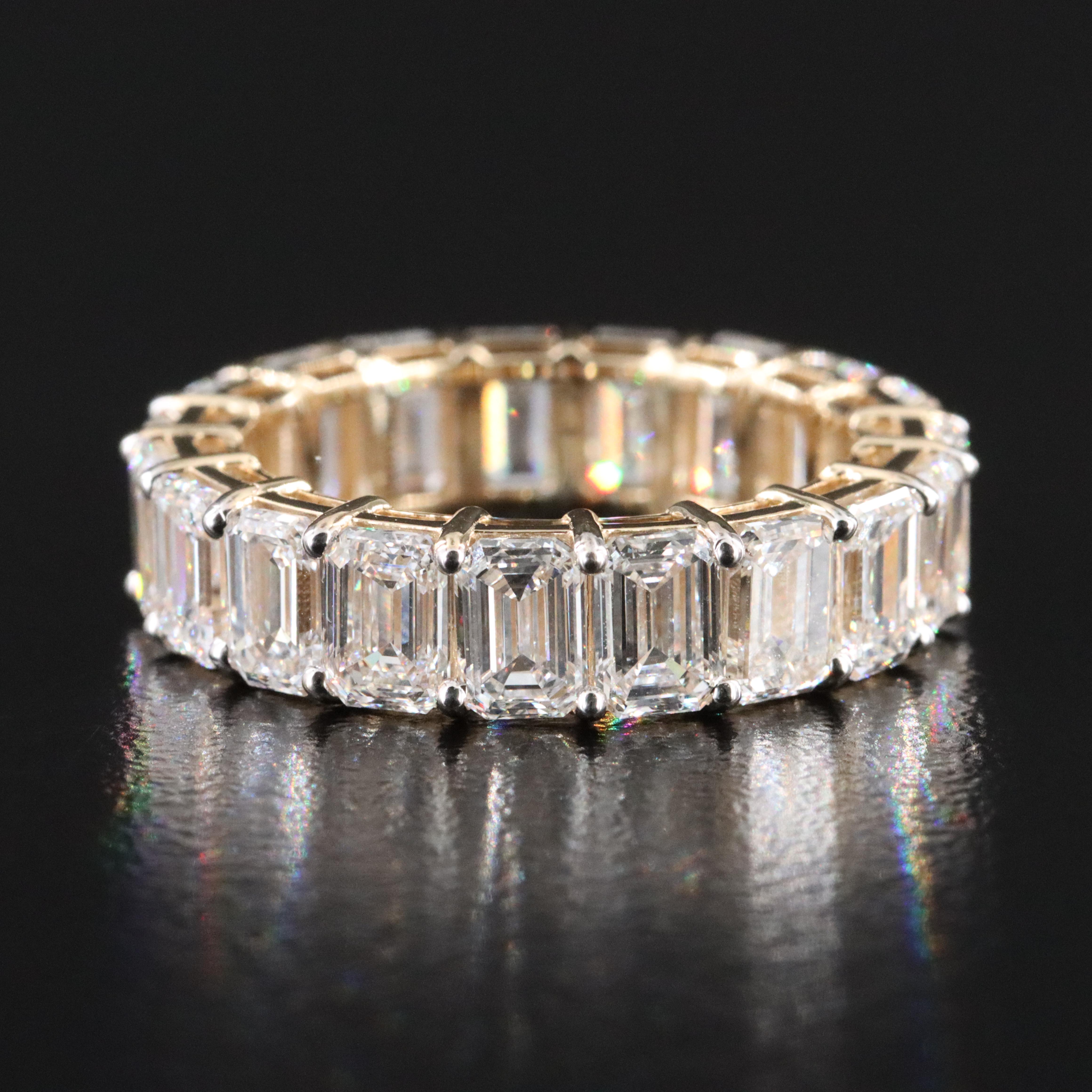 14K 7.23 CTW Lab Grown Diamond Eternity Band