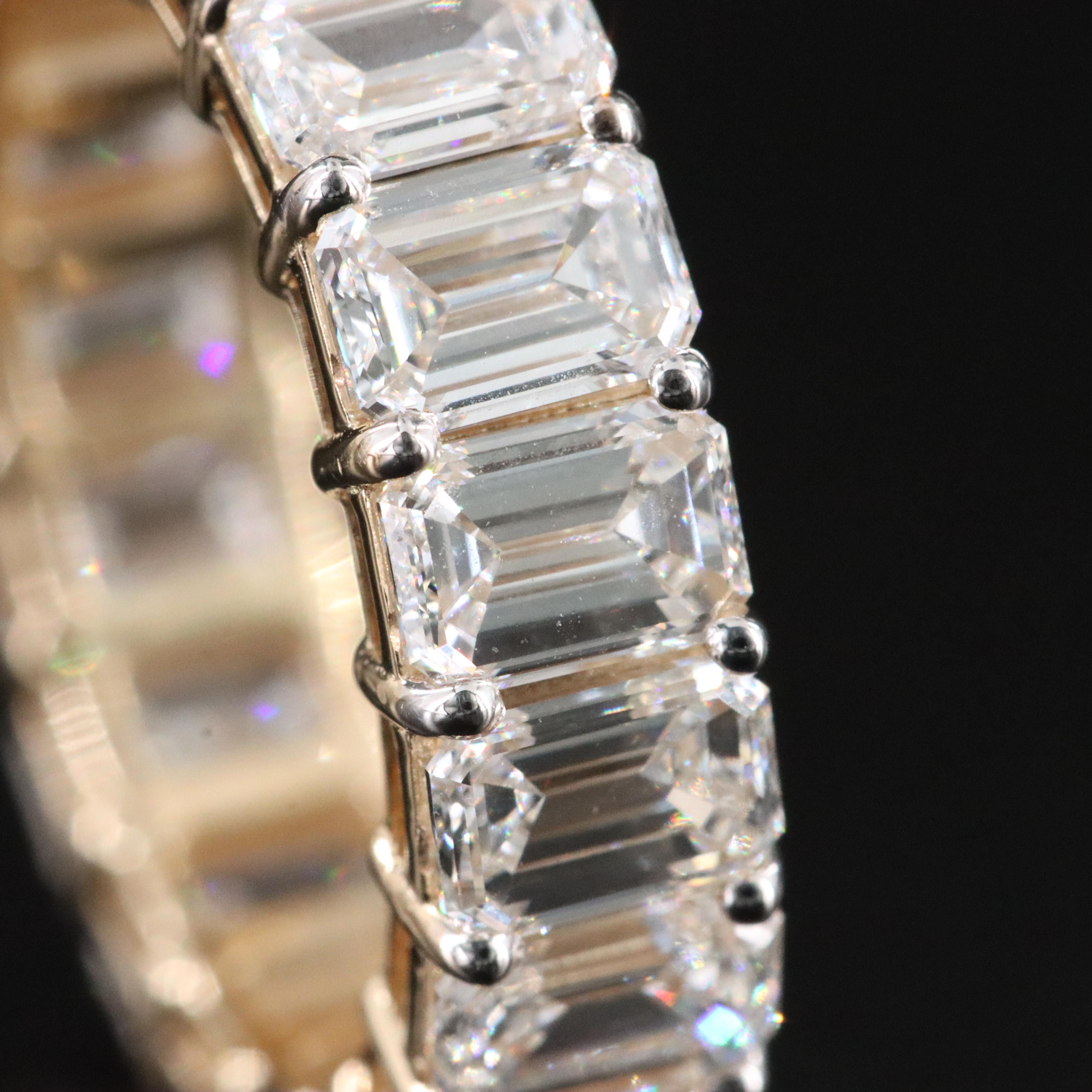 14K 7.23 CTW Lab Grown Diamond Eternity Band