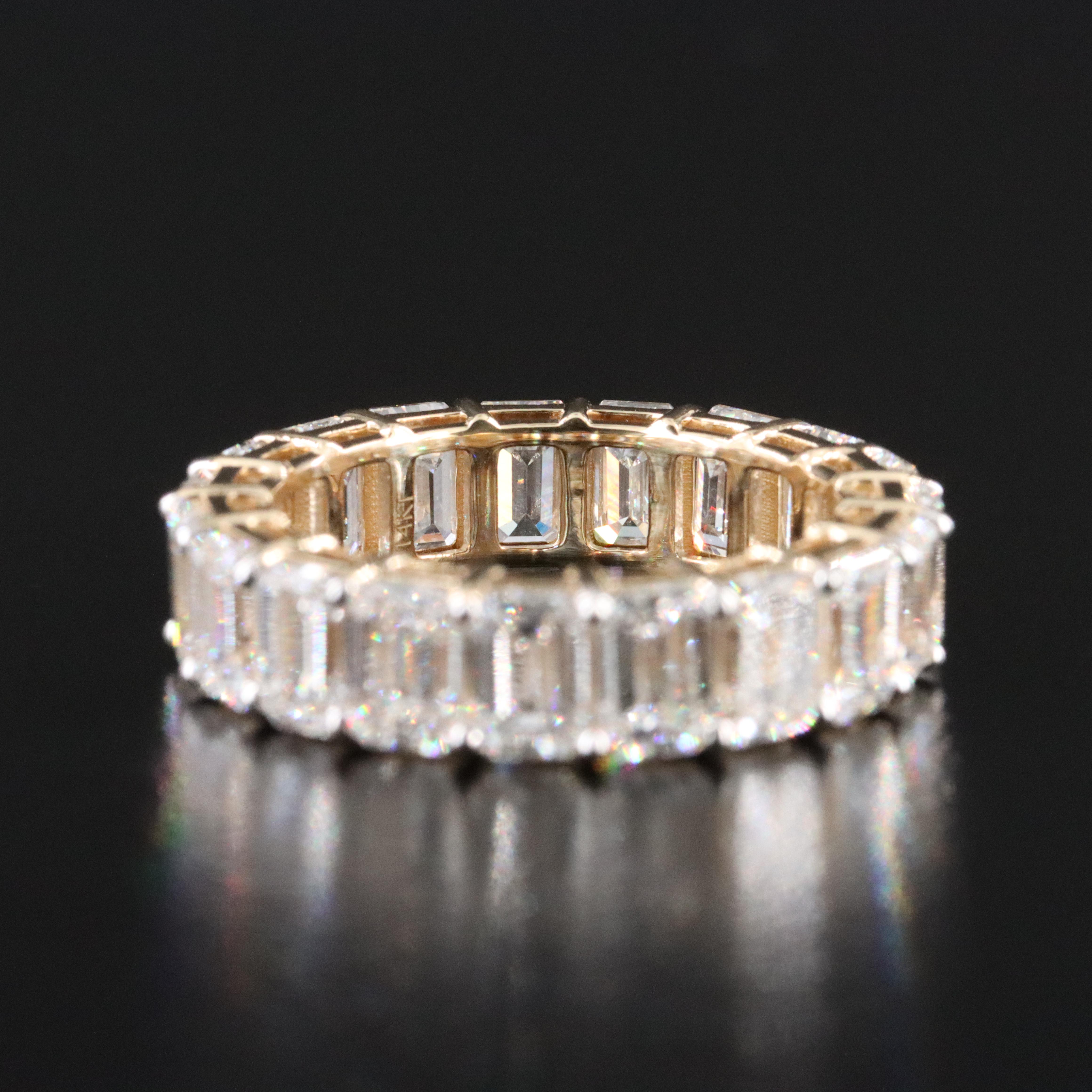 14K 7.23 CTW Lab Grown Diamond Eternity Band