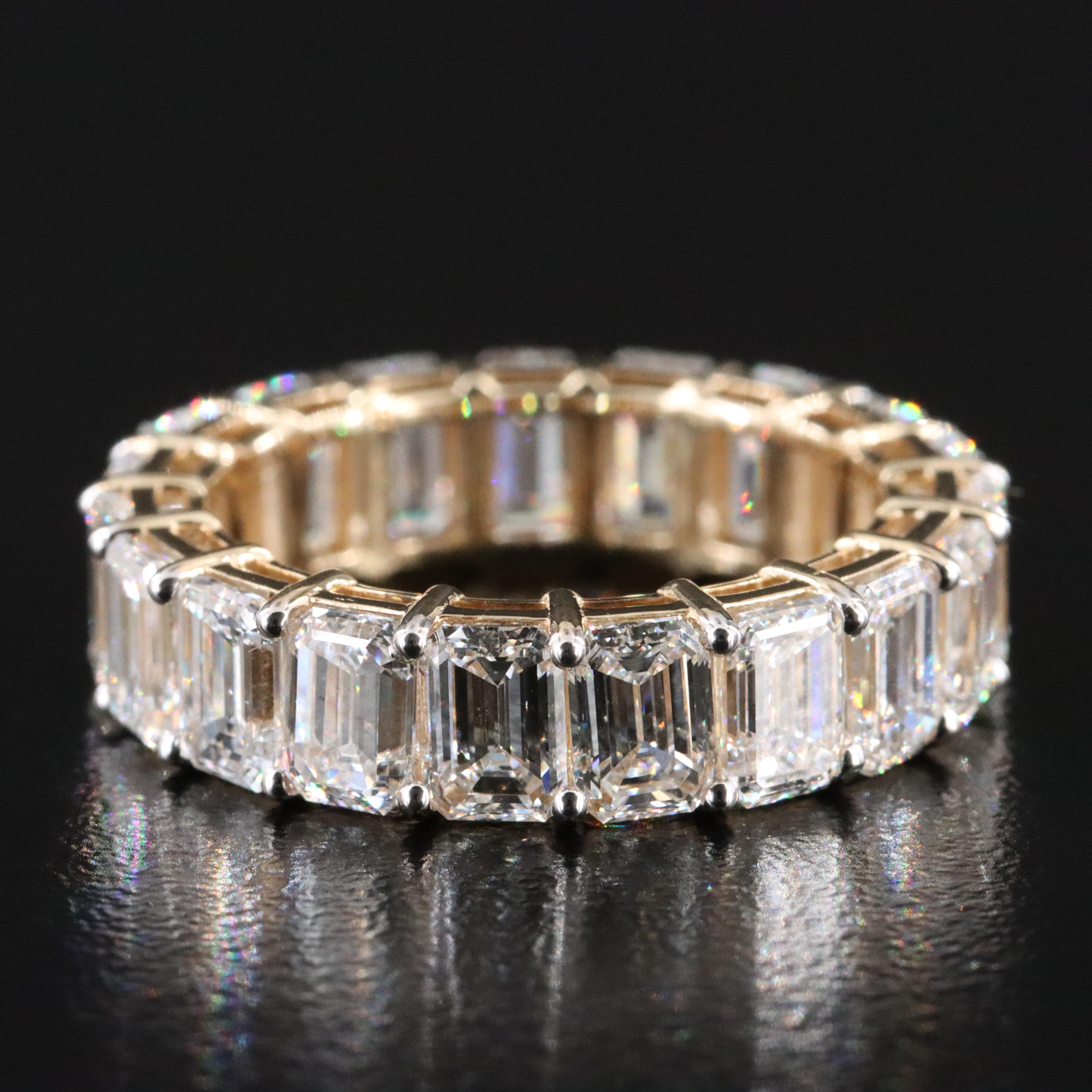 14K 7.23 CTW Lab Grown Diamond Eternity Band