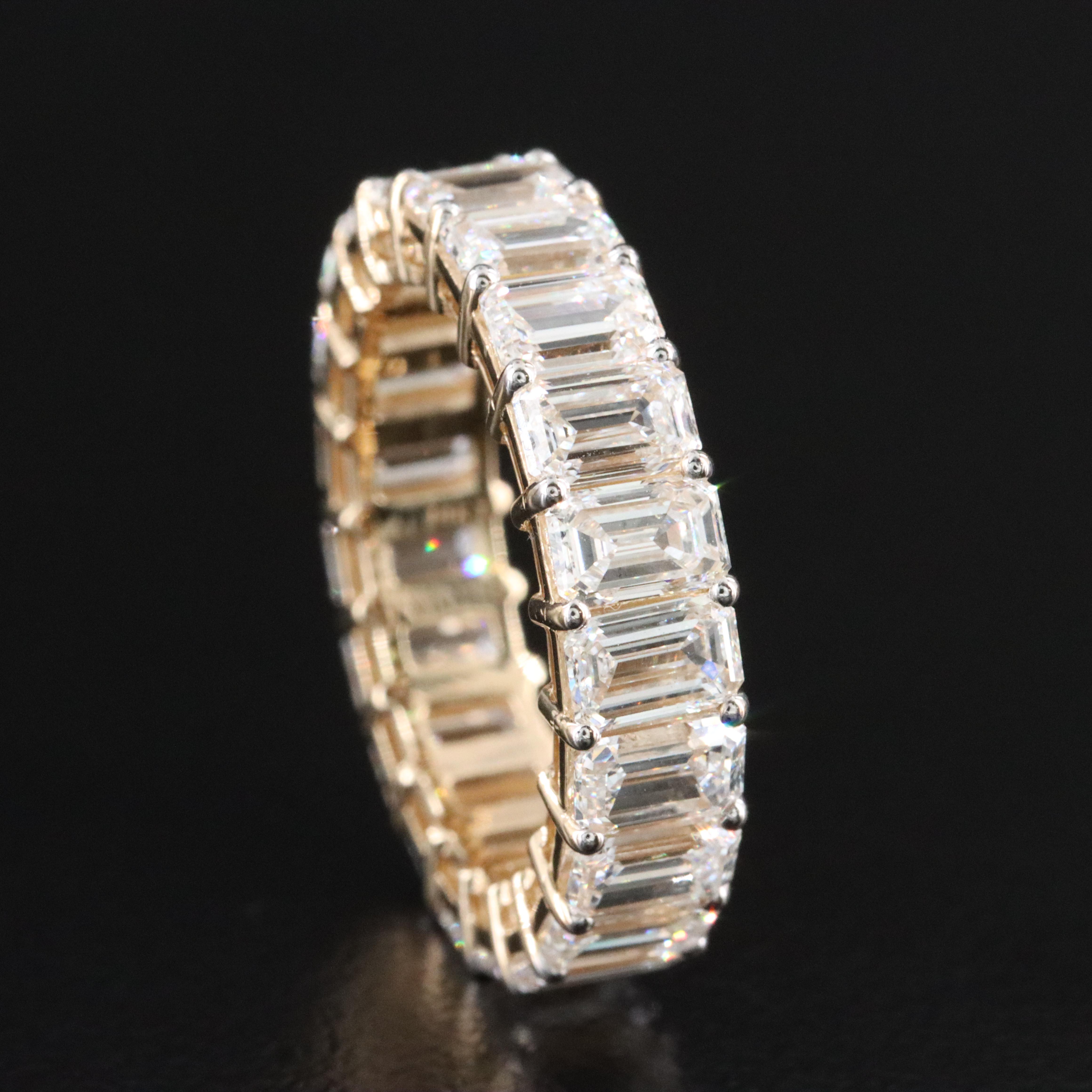 14K 6.41 CTW Lab Grown Diamond Eternity Band