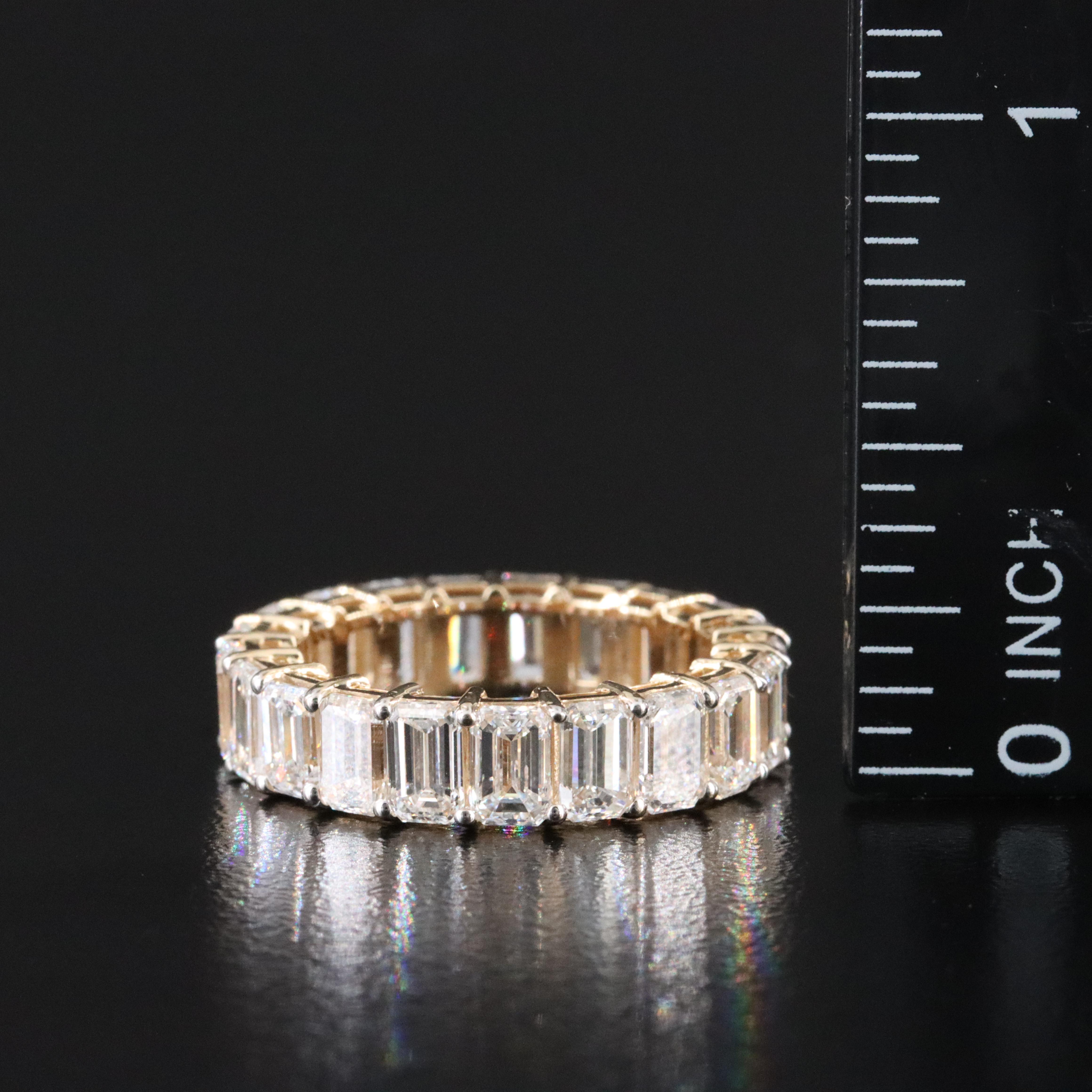 14K 6.41 CTW Lab Grown Diamond Eternity Band