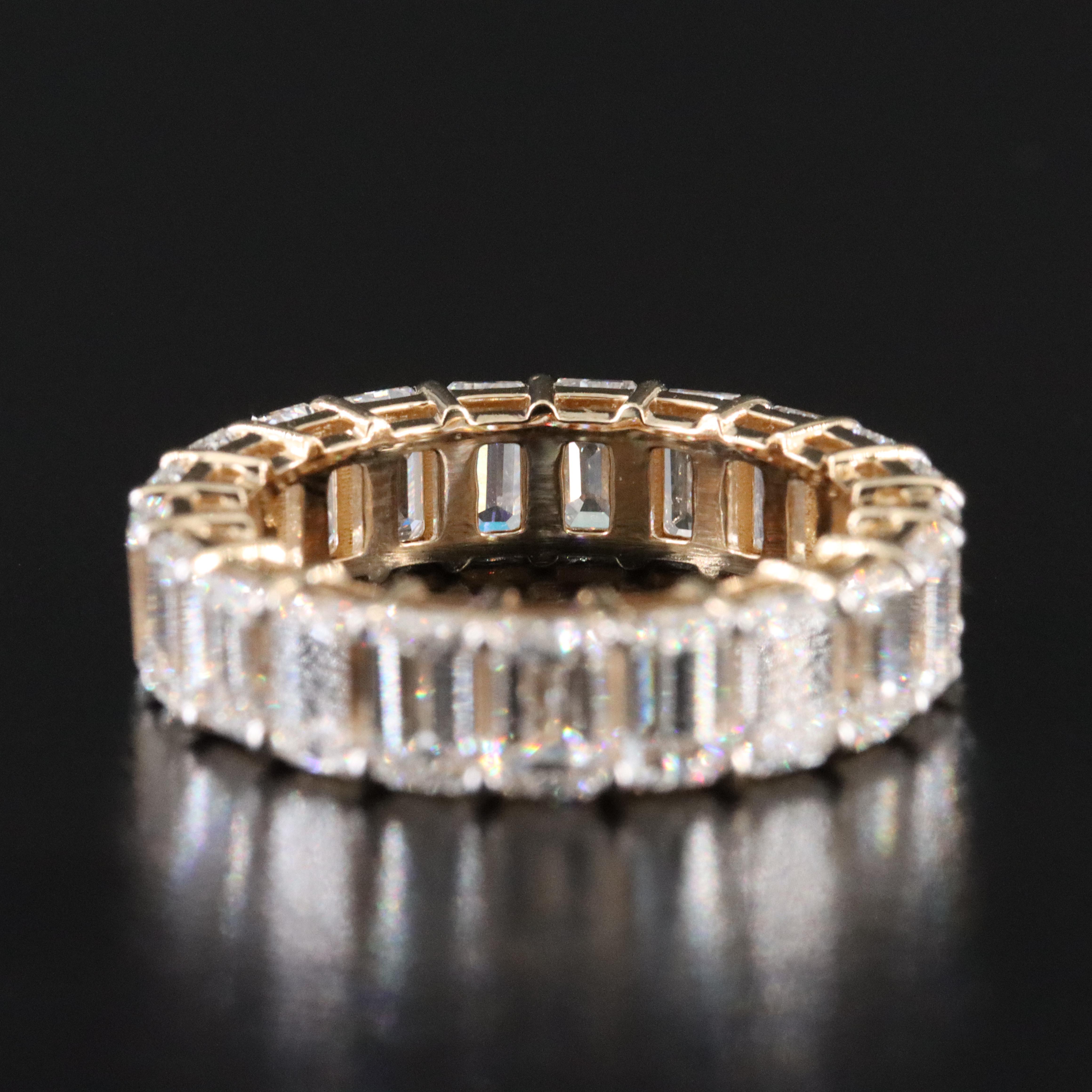 14K 6.41 CTW Lab Grown Diamond Eternity Band