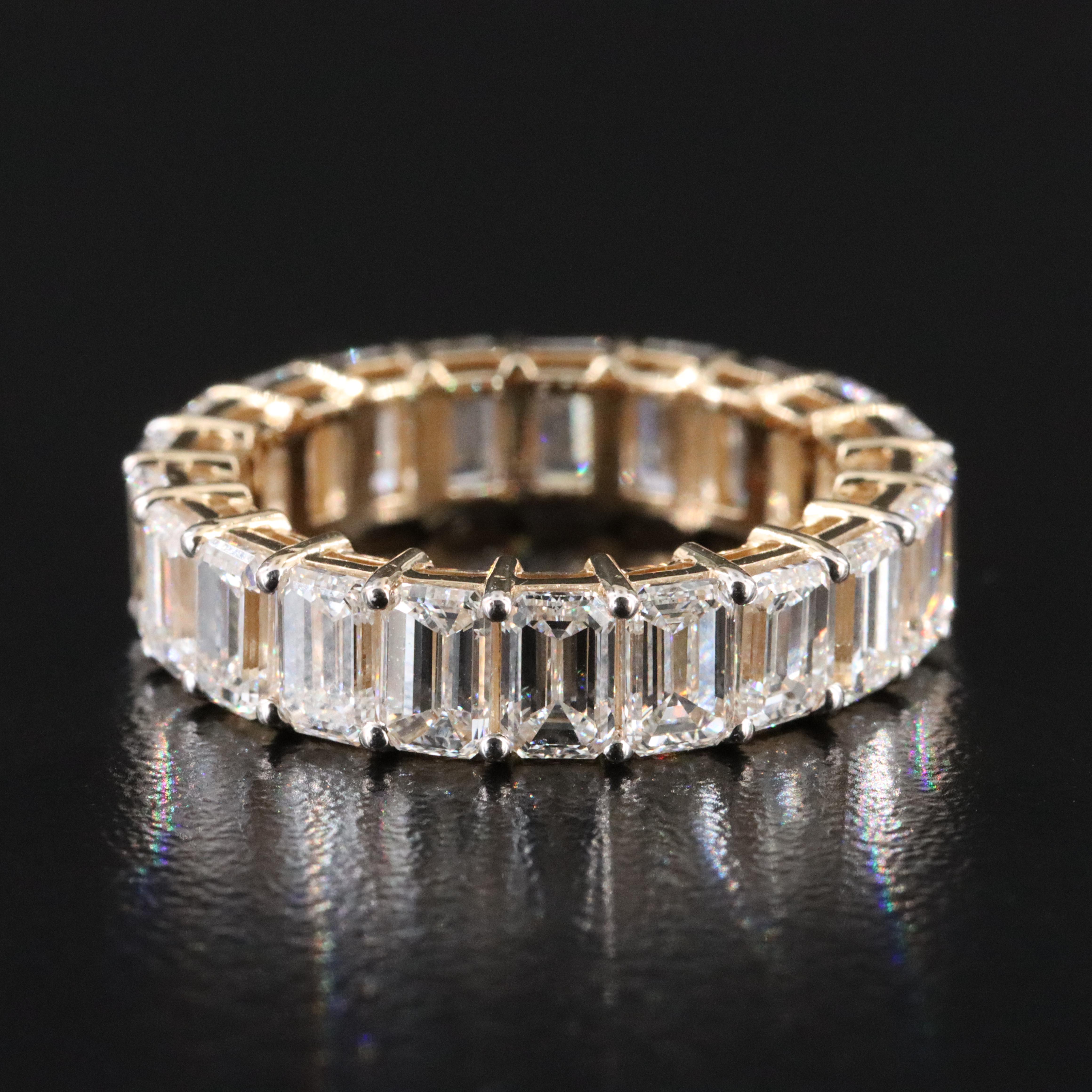 14K 6.41 CTW Lab Grown Diamond Eternity Band