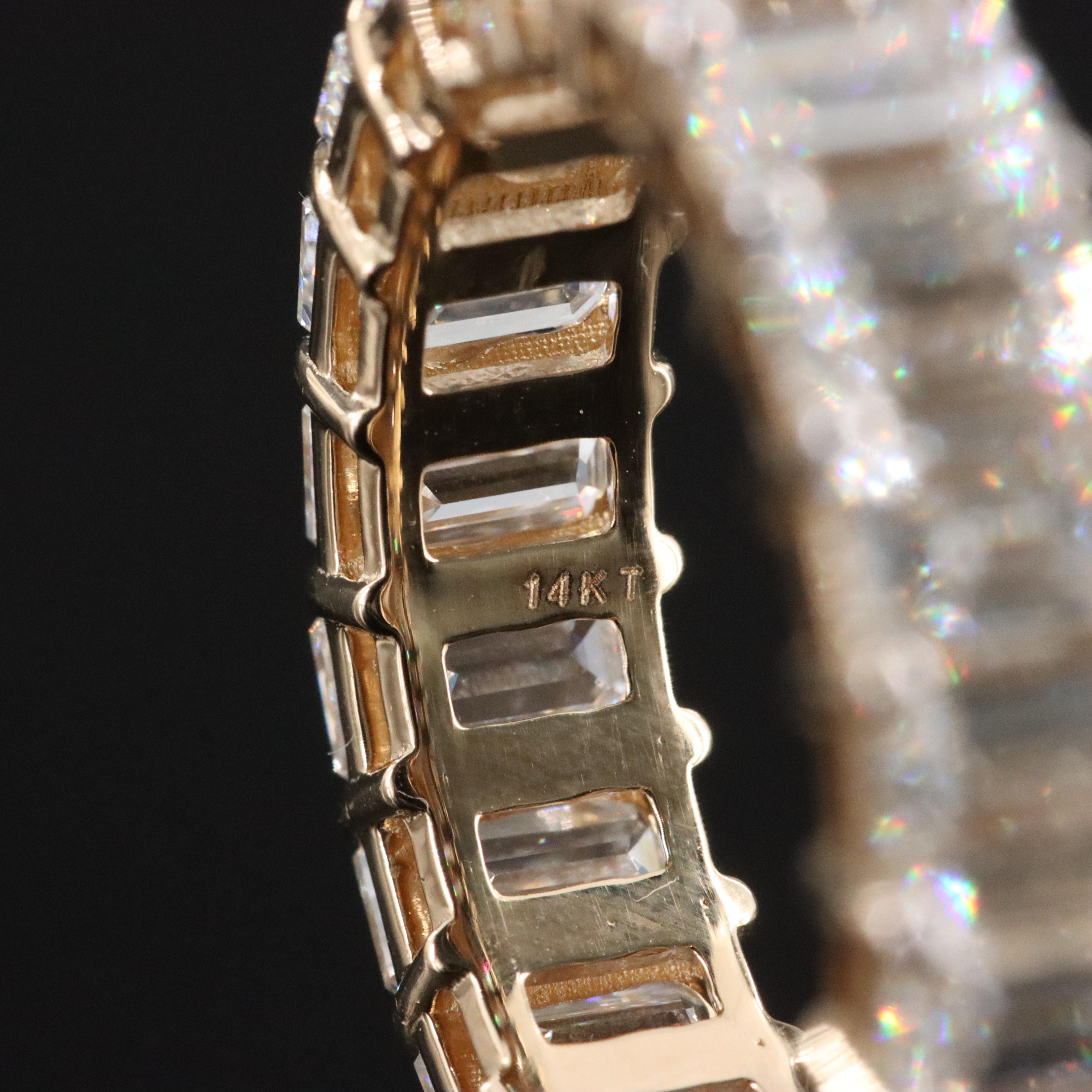 14K 6.41 CTW Lab Grown Diamond Eternity Band