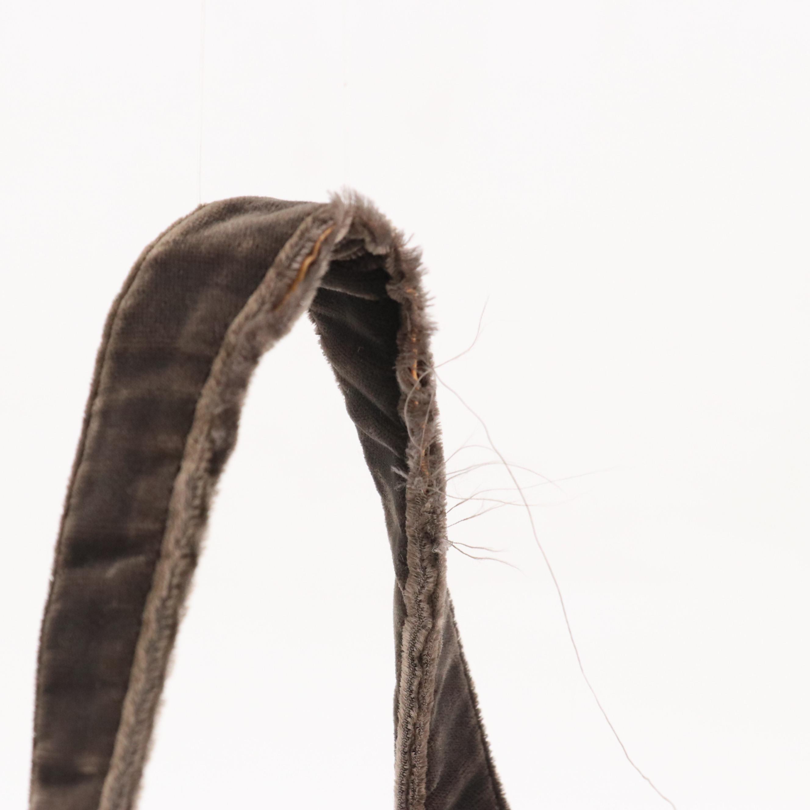 Prada Velvet Framed Shoulder Bag