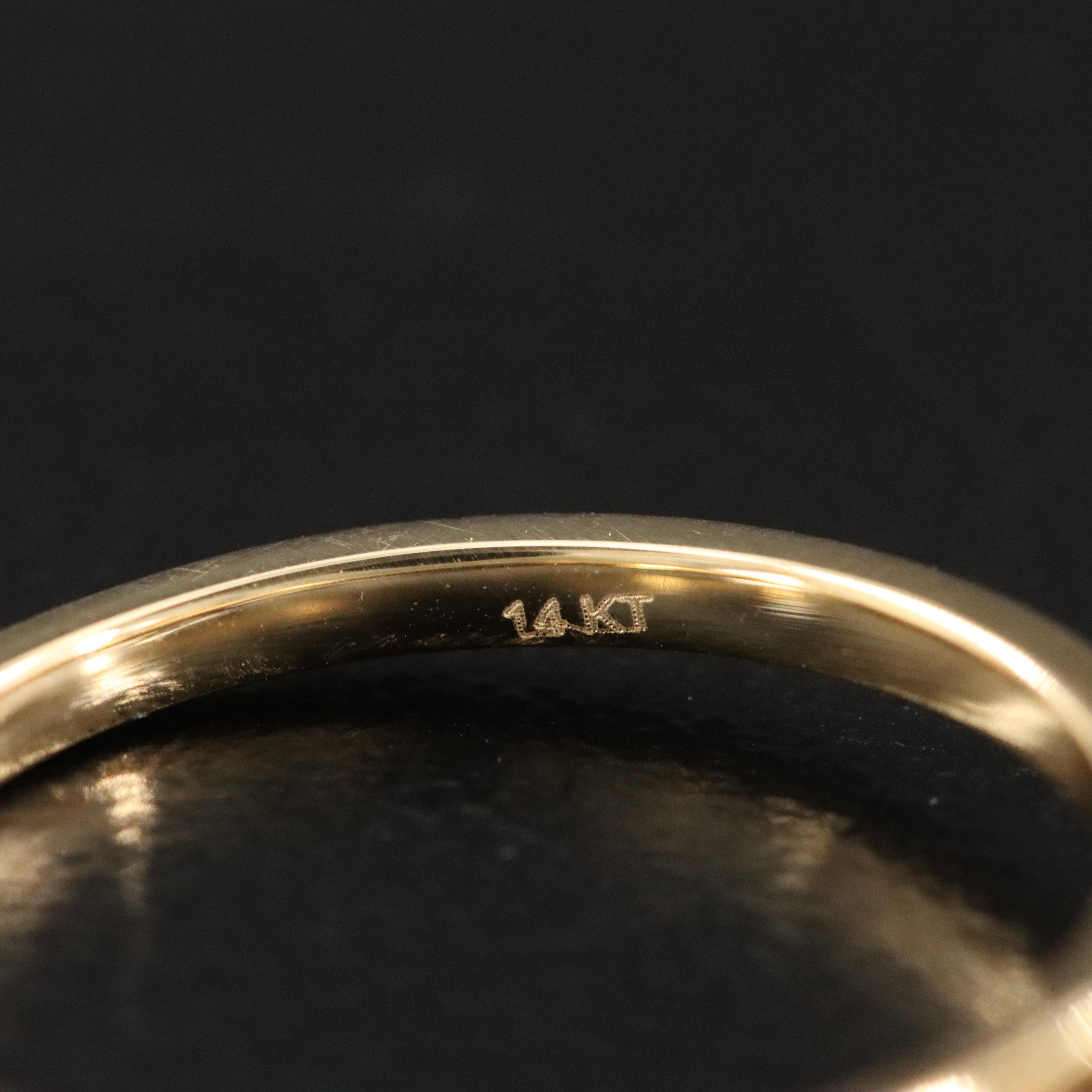 14K 1.00 CT Lab Grown Diamond Solitaire Ring with IGI Report