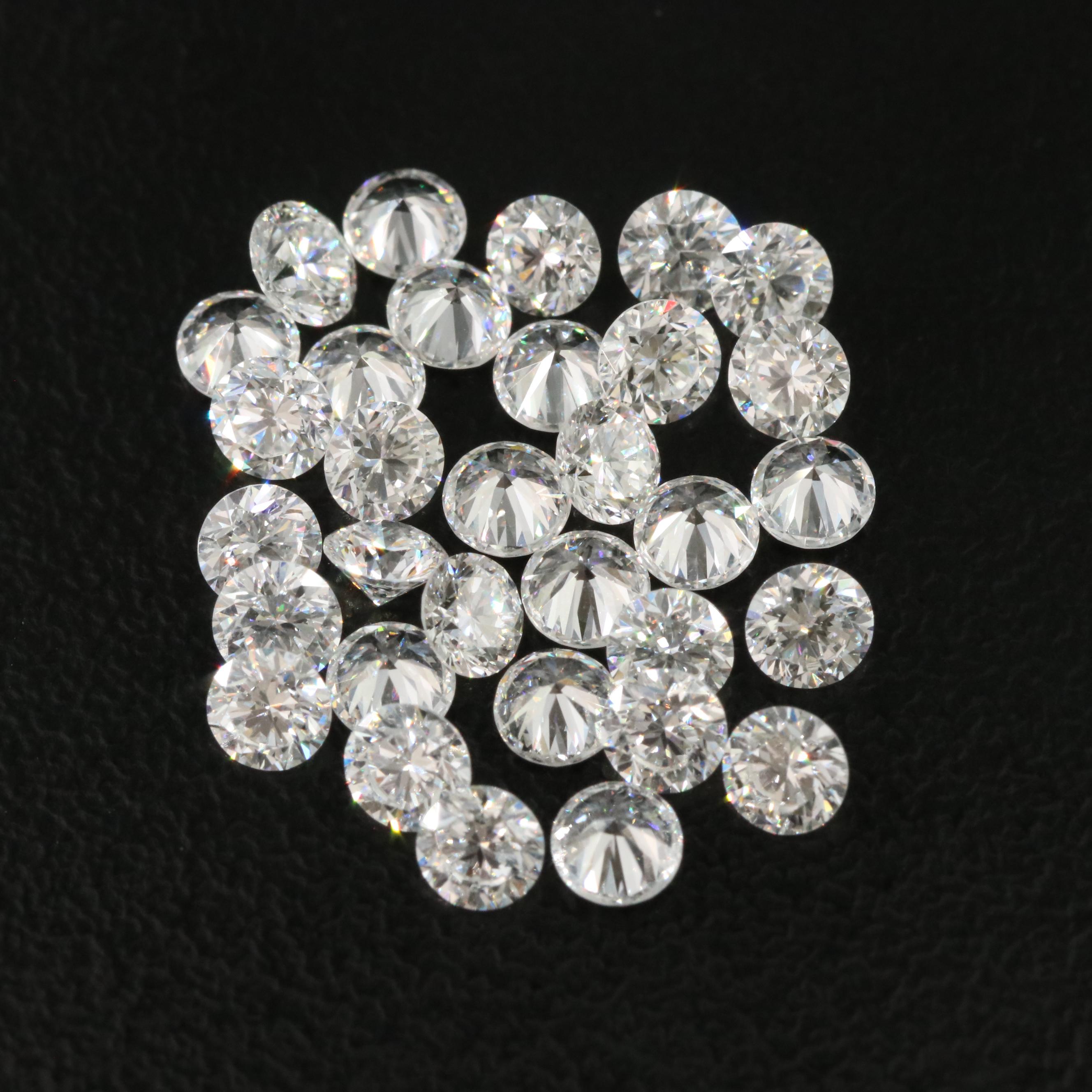 Loose 4.09 CTW Lab Grown Diamonds