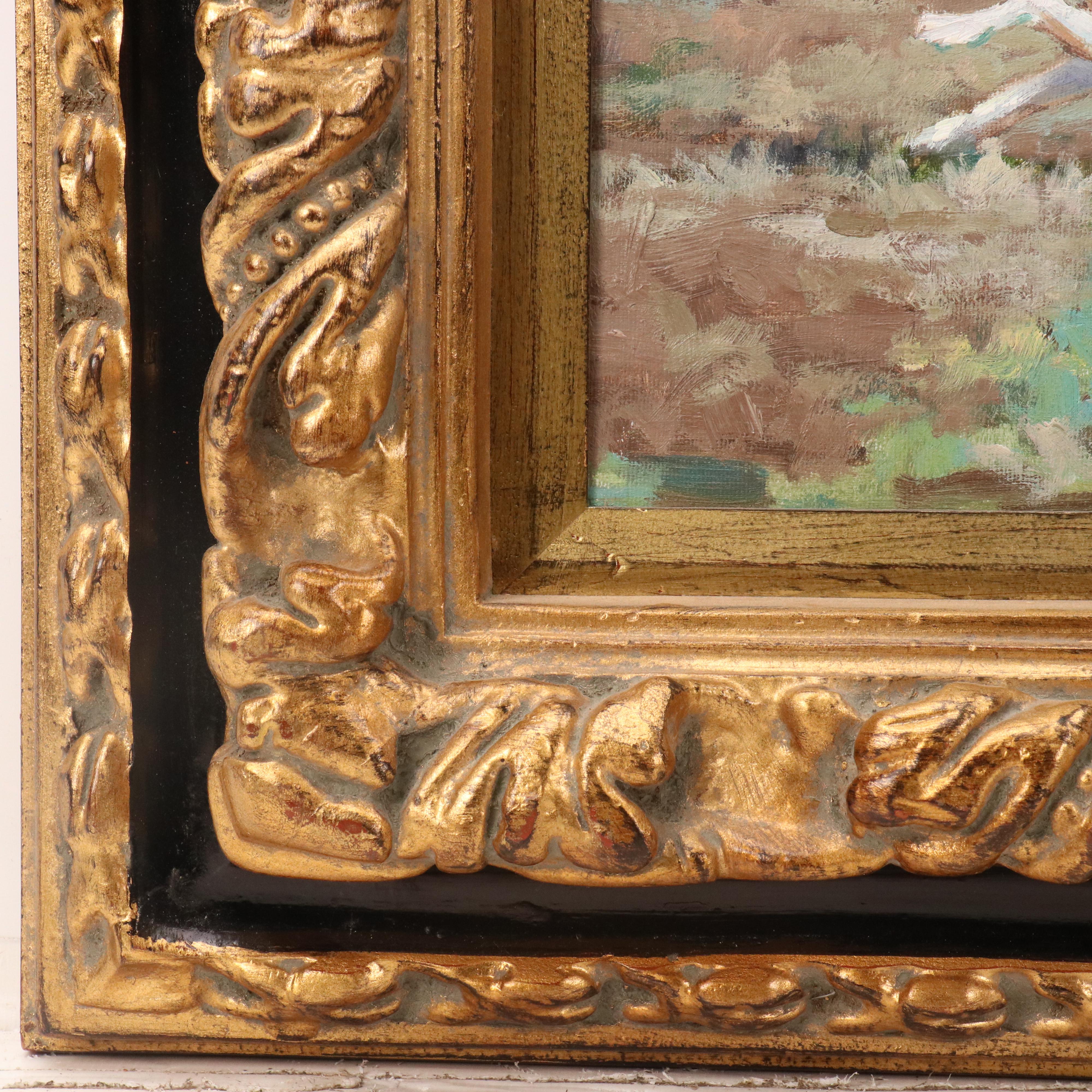 English Hunting Scene Oil Painting