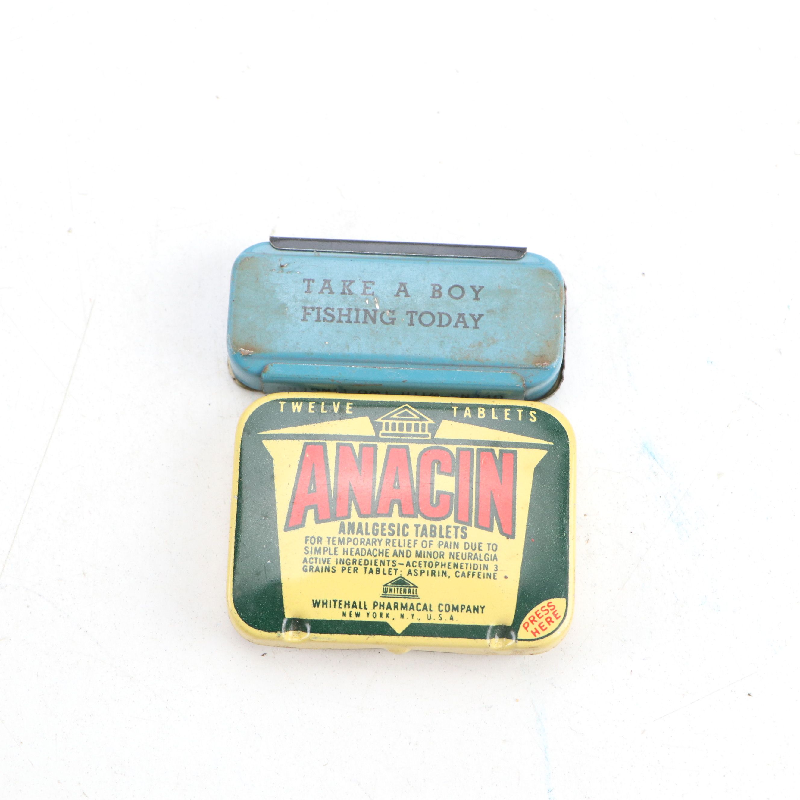 Gillette Adjustable Razor, MSA First Aid Packet with Fishing Lures and More