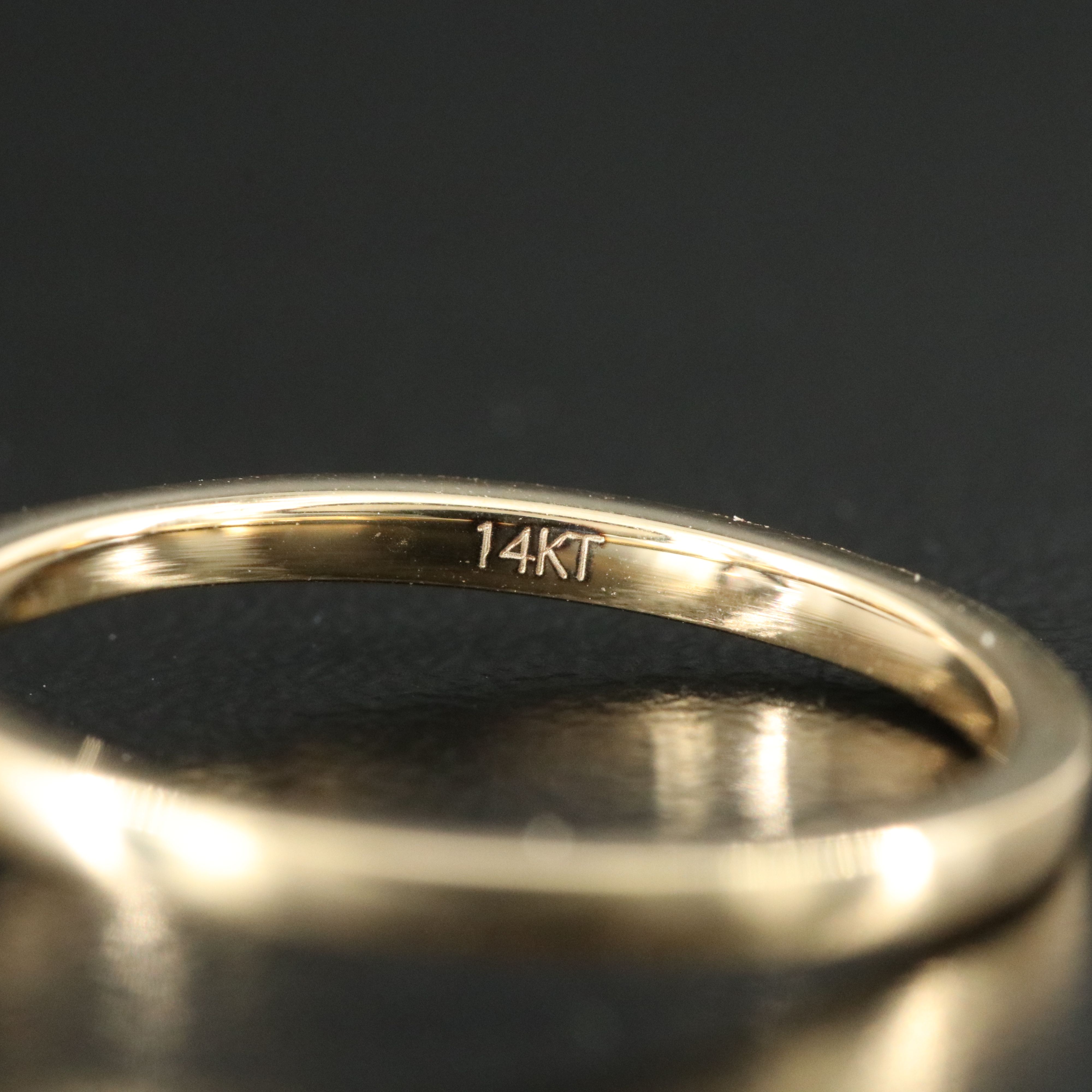 14K 1.08 CT Lab Grown Diamond Solitaire Ring with IGI Report