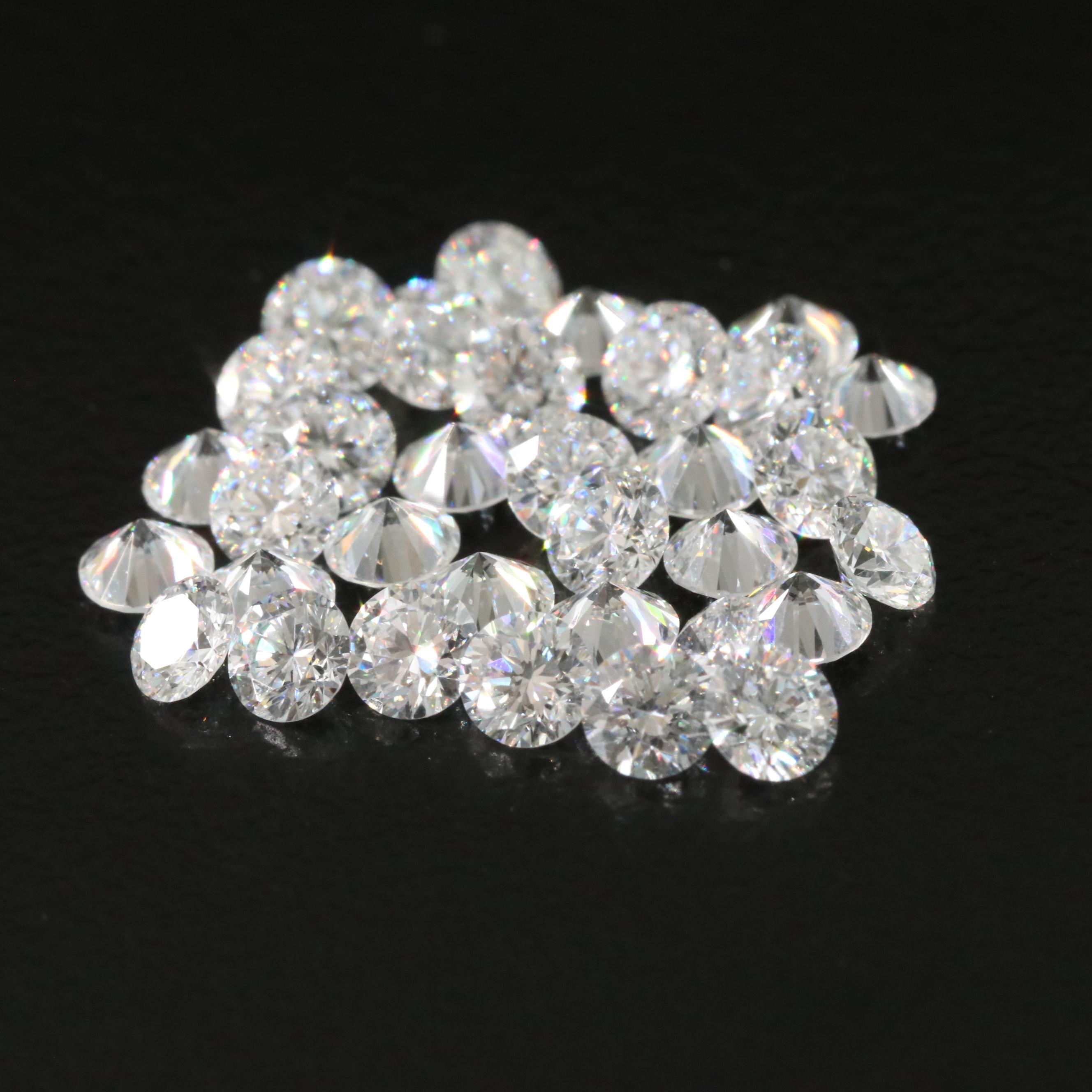 Loose 4.24 CTW Lab Grown Diamonds