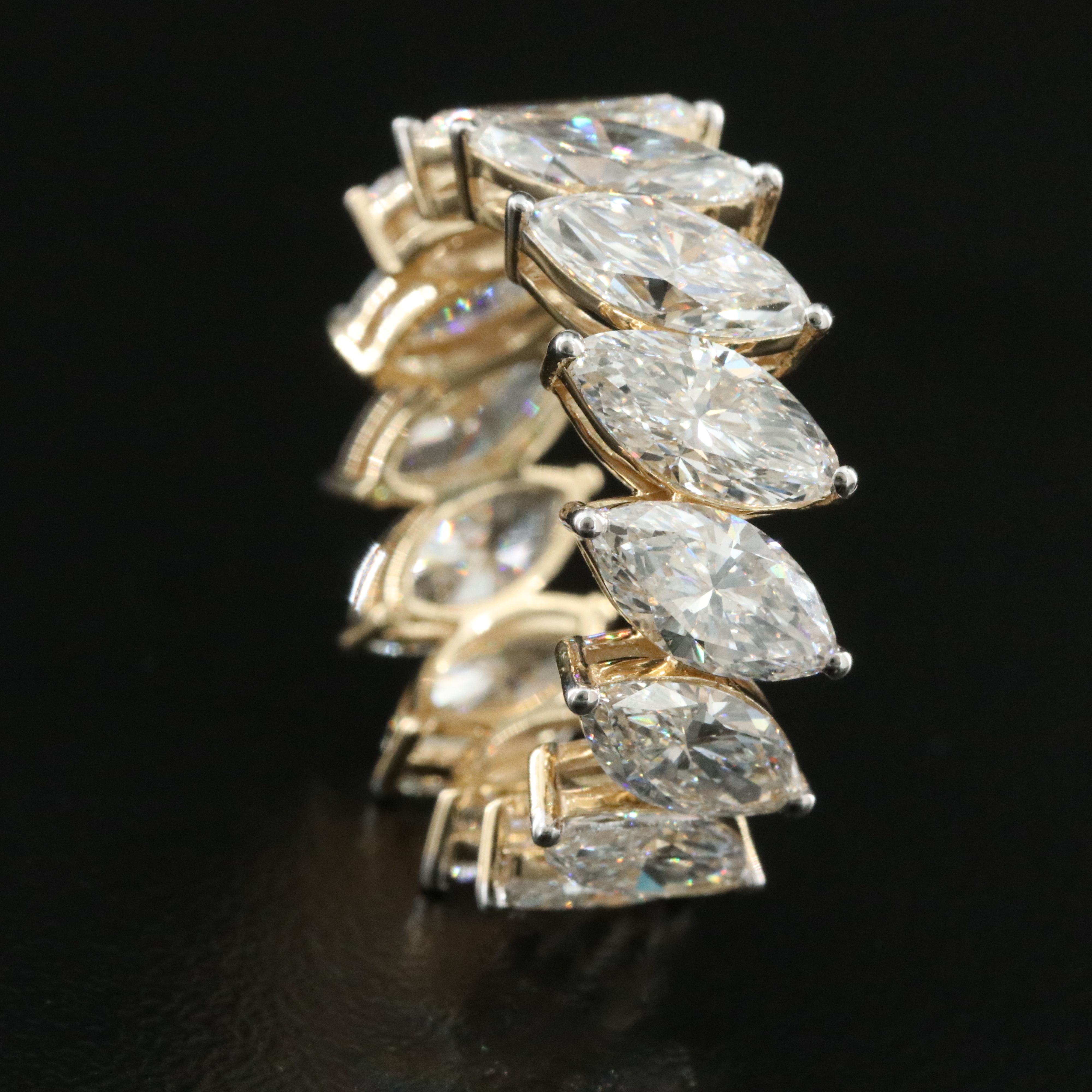 14K 8.15 CTW Lab Grown Diamond Eternity Band