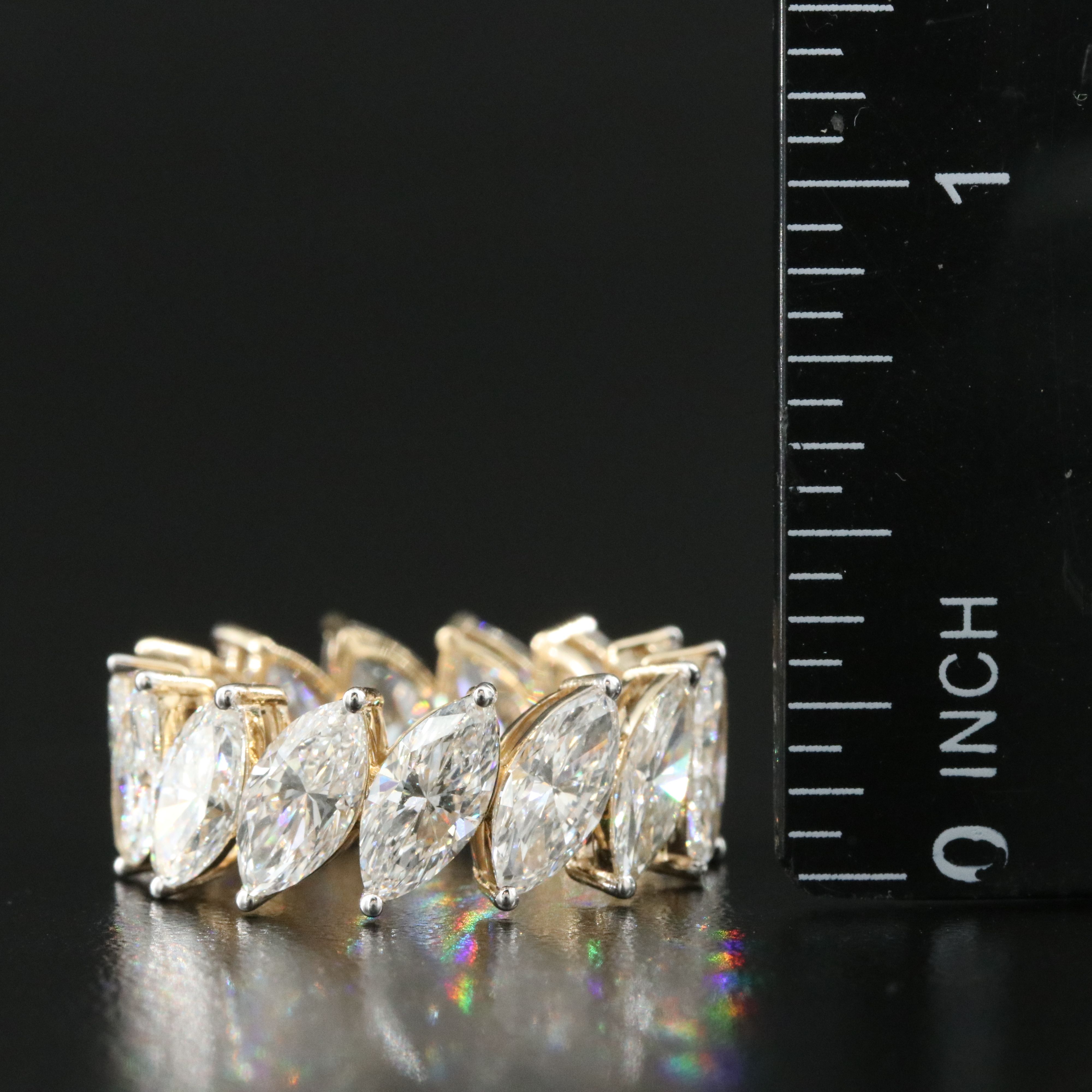 14K 8.15 CTW Lab Grown Diamond Eternity Band