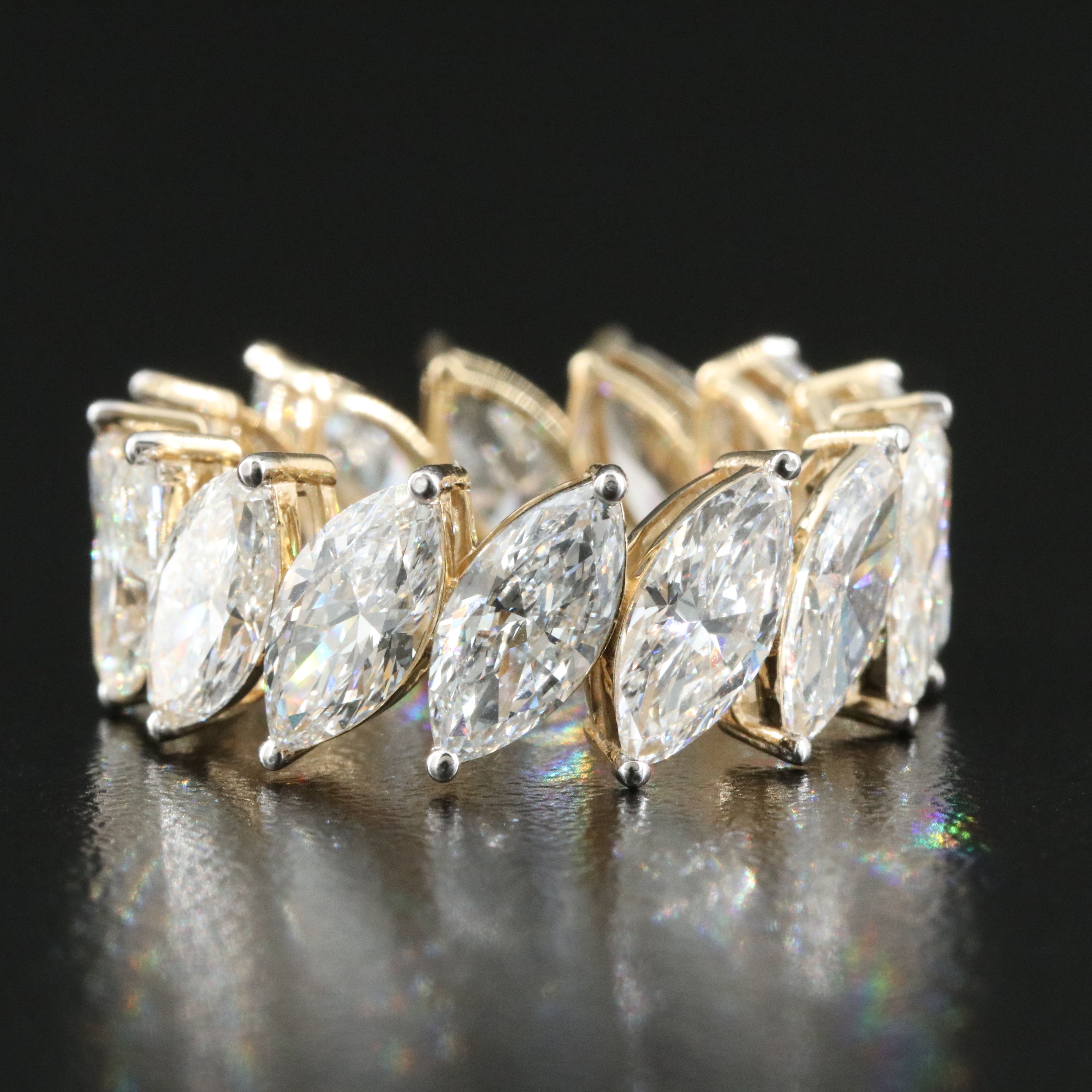 14K 8.15 CTW Lab Grown Diamond Eternity Band