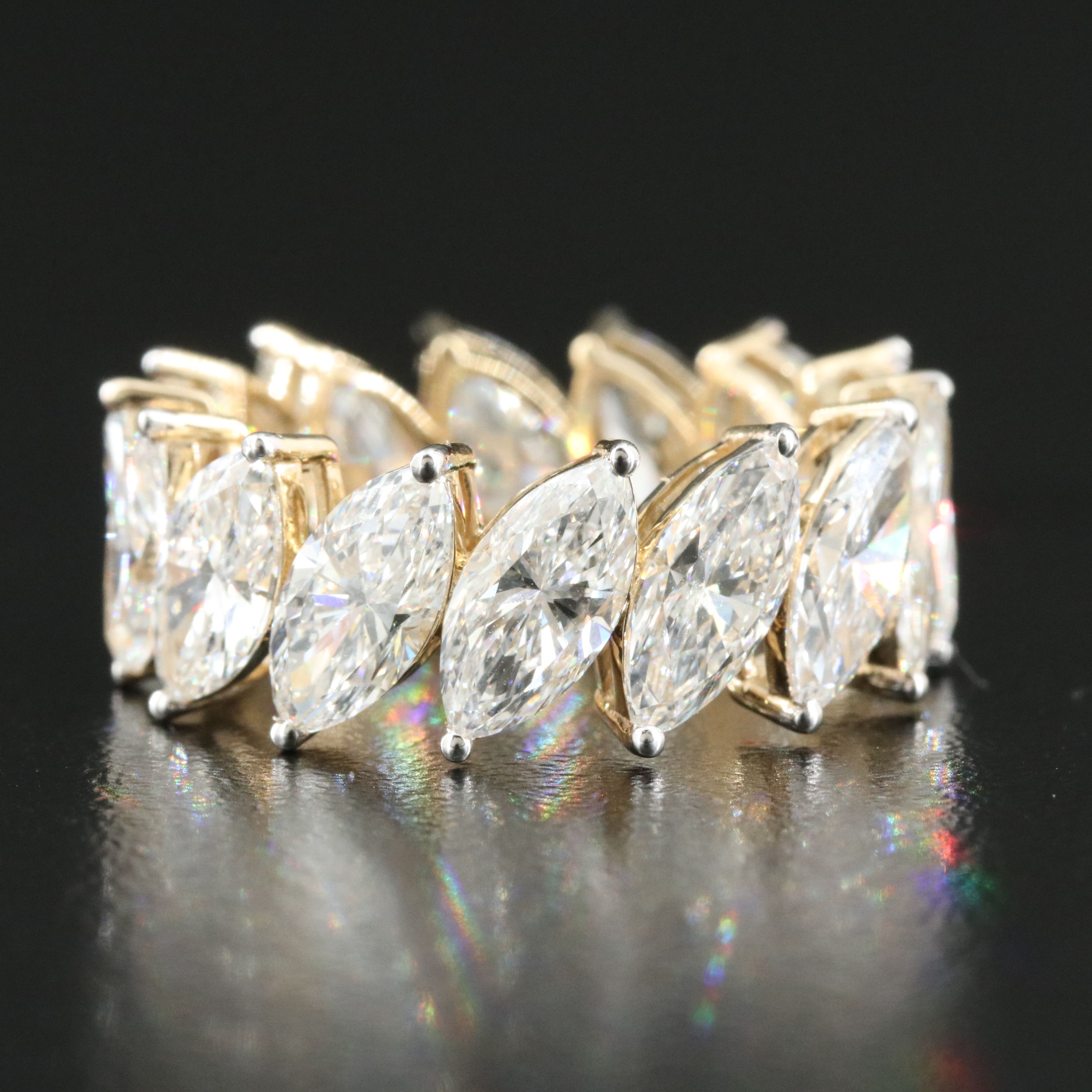 14K 8.15 CTW Lab Grown Diamond Eternity Band