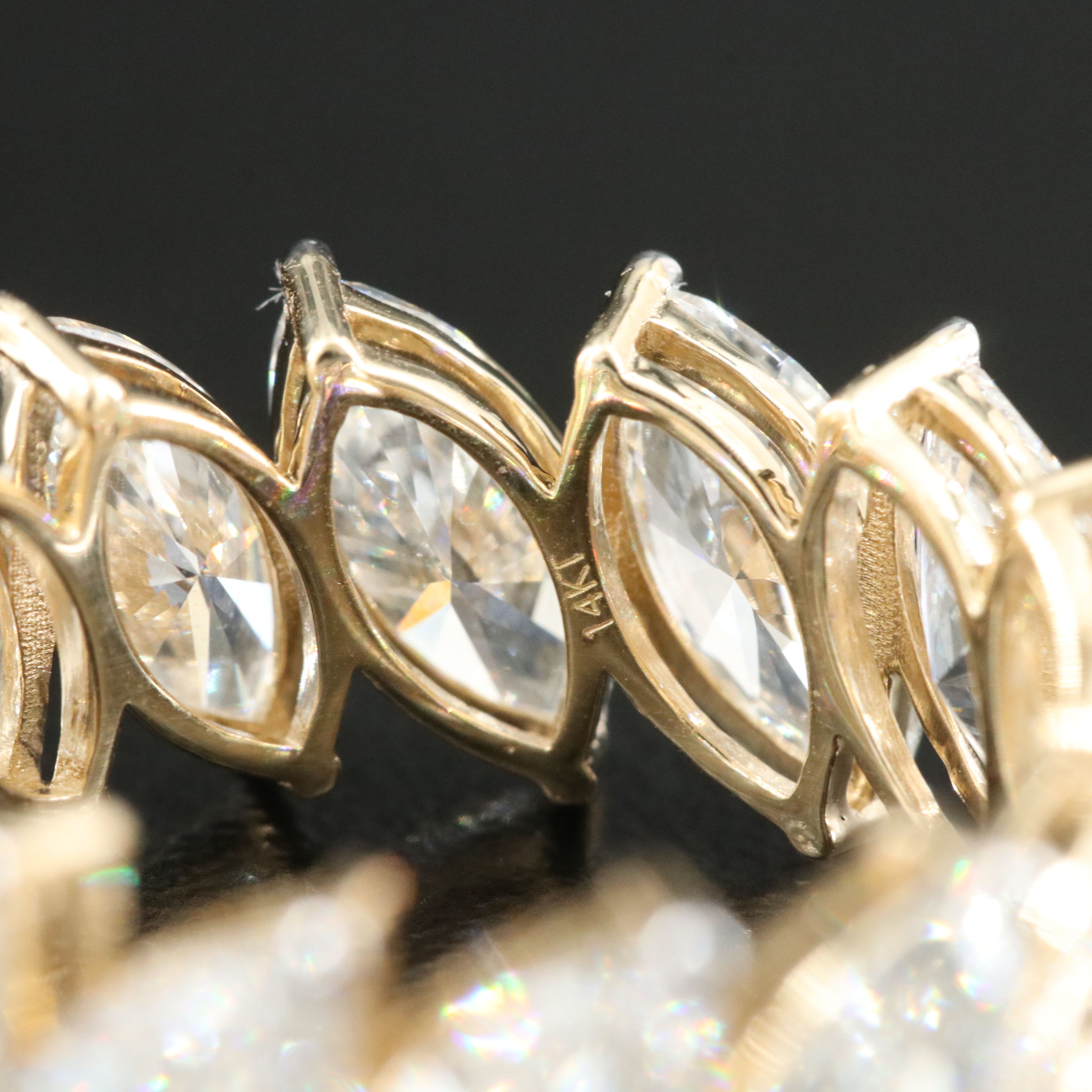 14K 8.15 CTW Lab Grown Diamond Eternity Band