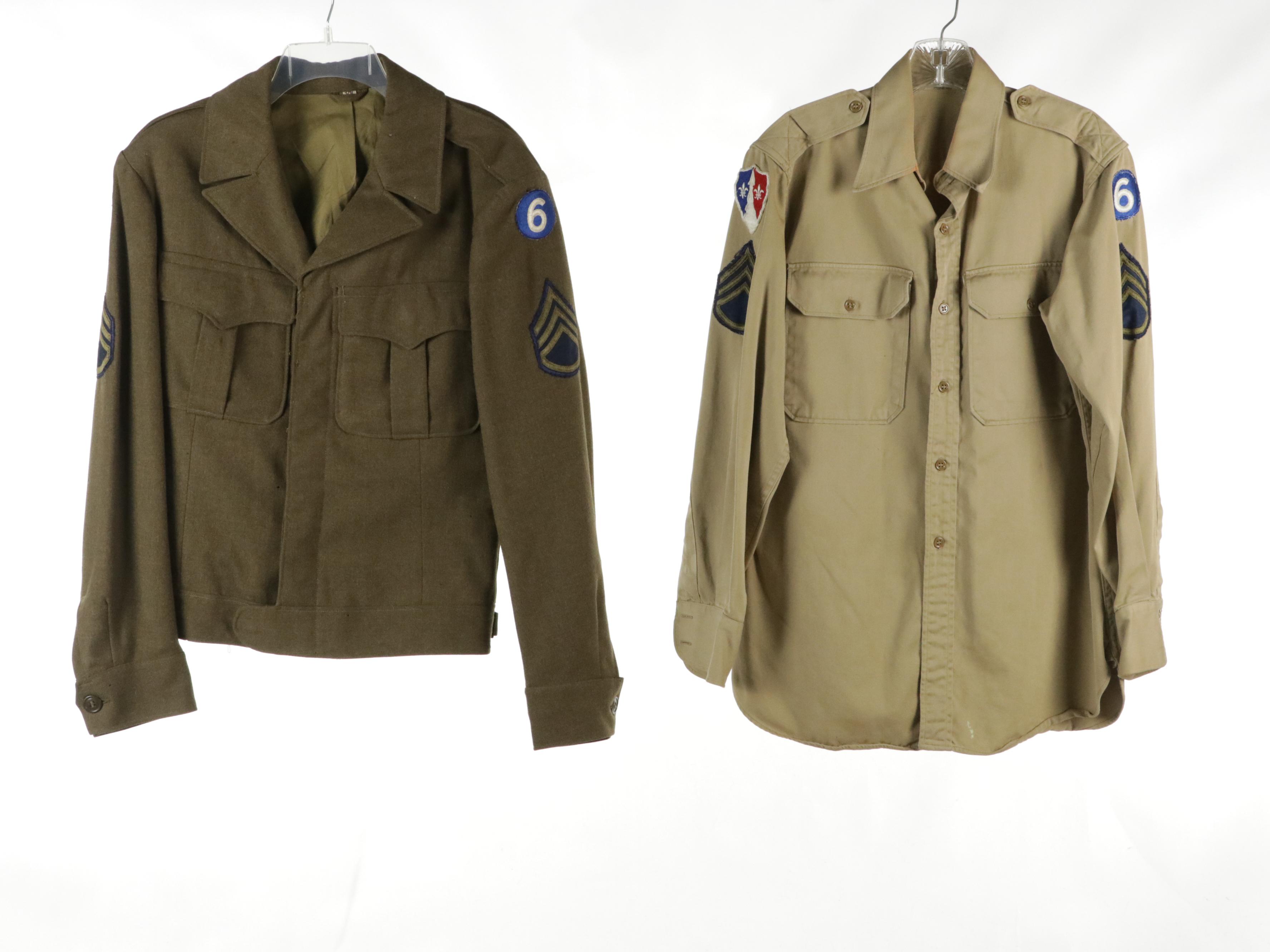 WWII/Post WWII Era US Army Winter Service Uniforms and Fatigues