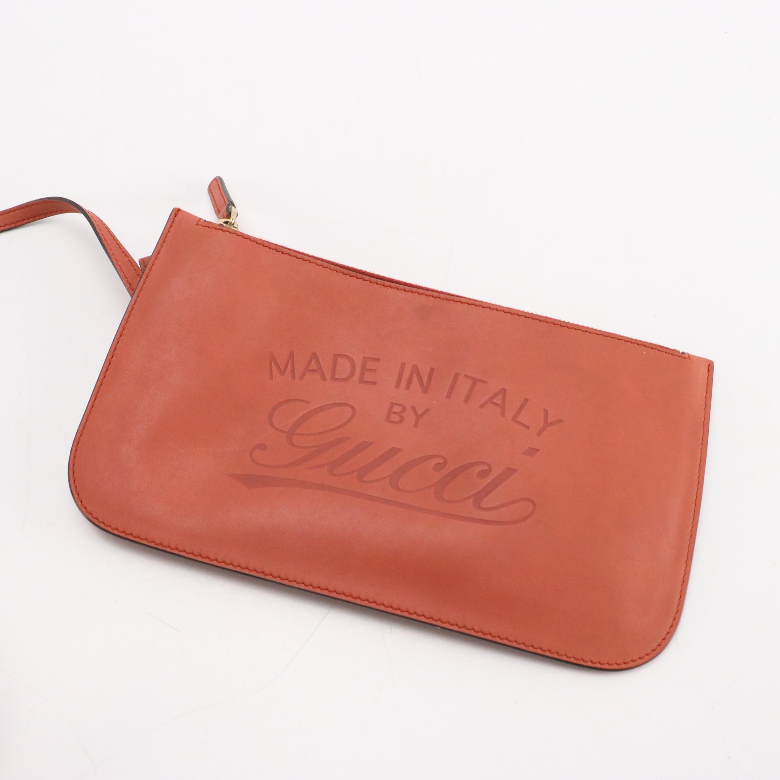 Gucci Signature Craft Tote and Zip Pouch in GG Canvas and Blush Mauve Leather