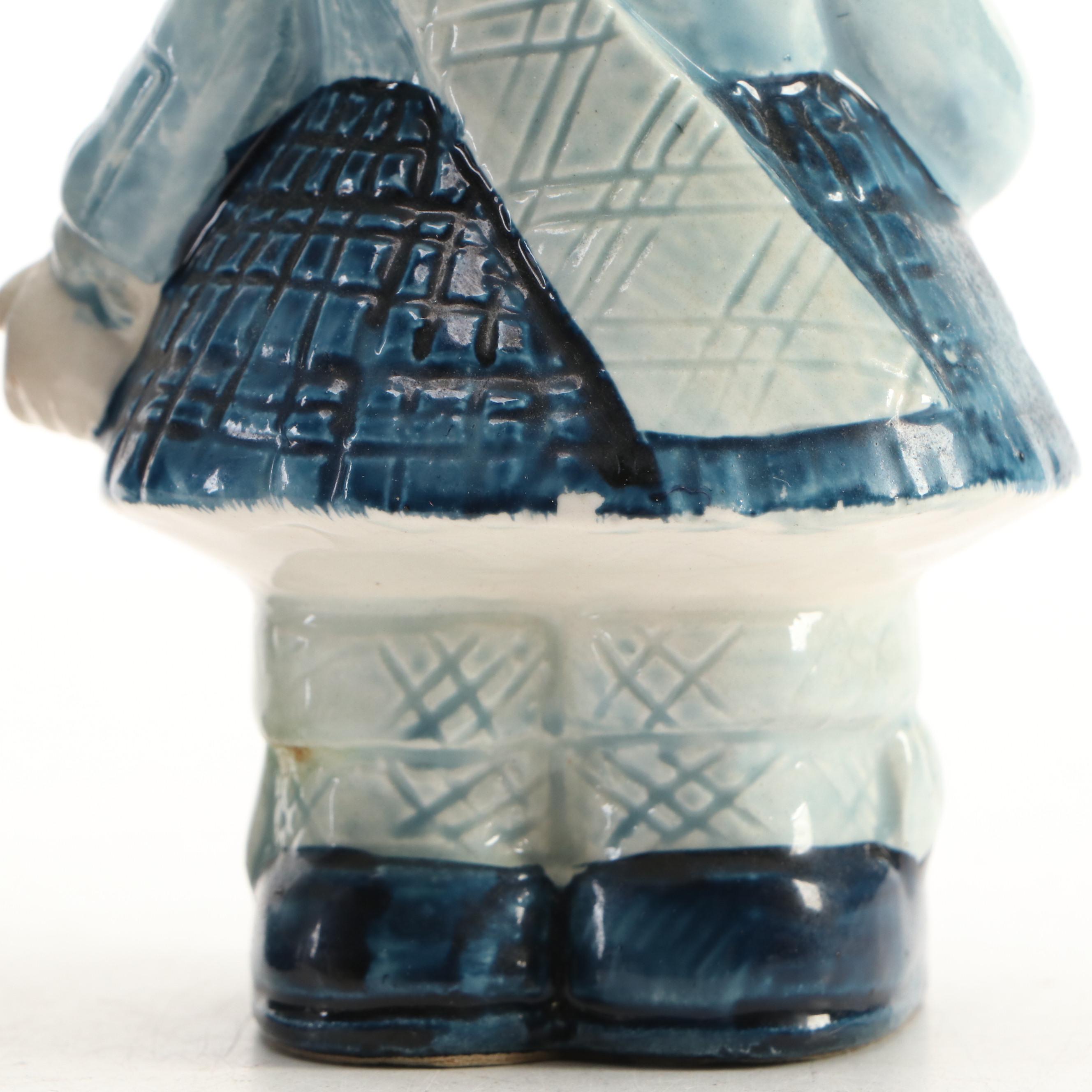 Japanese Ceramic Highland Children Figurines