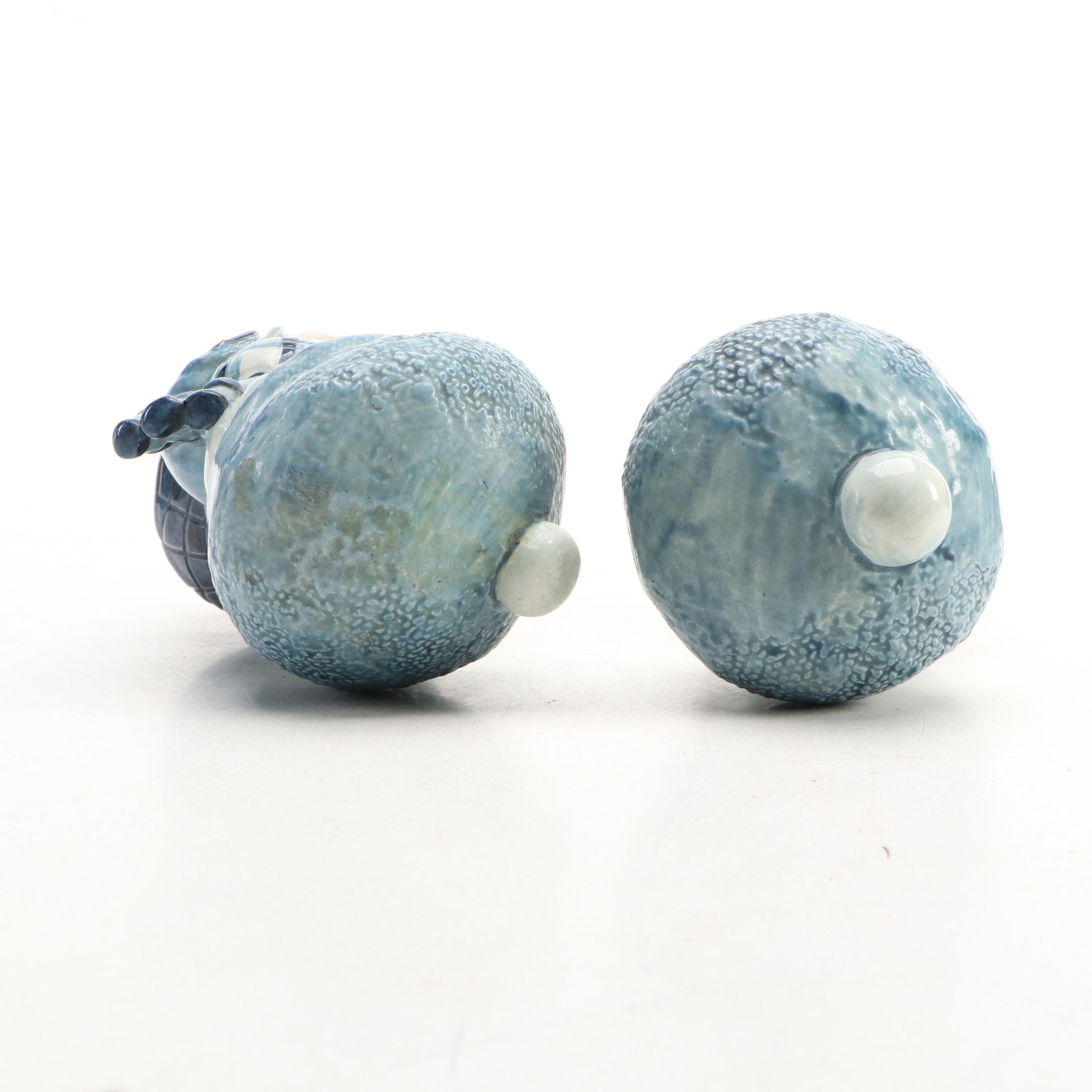 Japanese Ceramic Highland Children Figurines