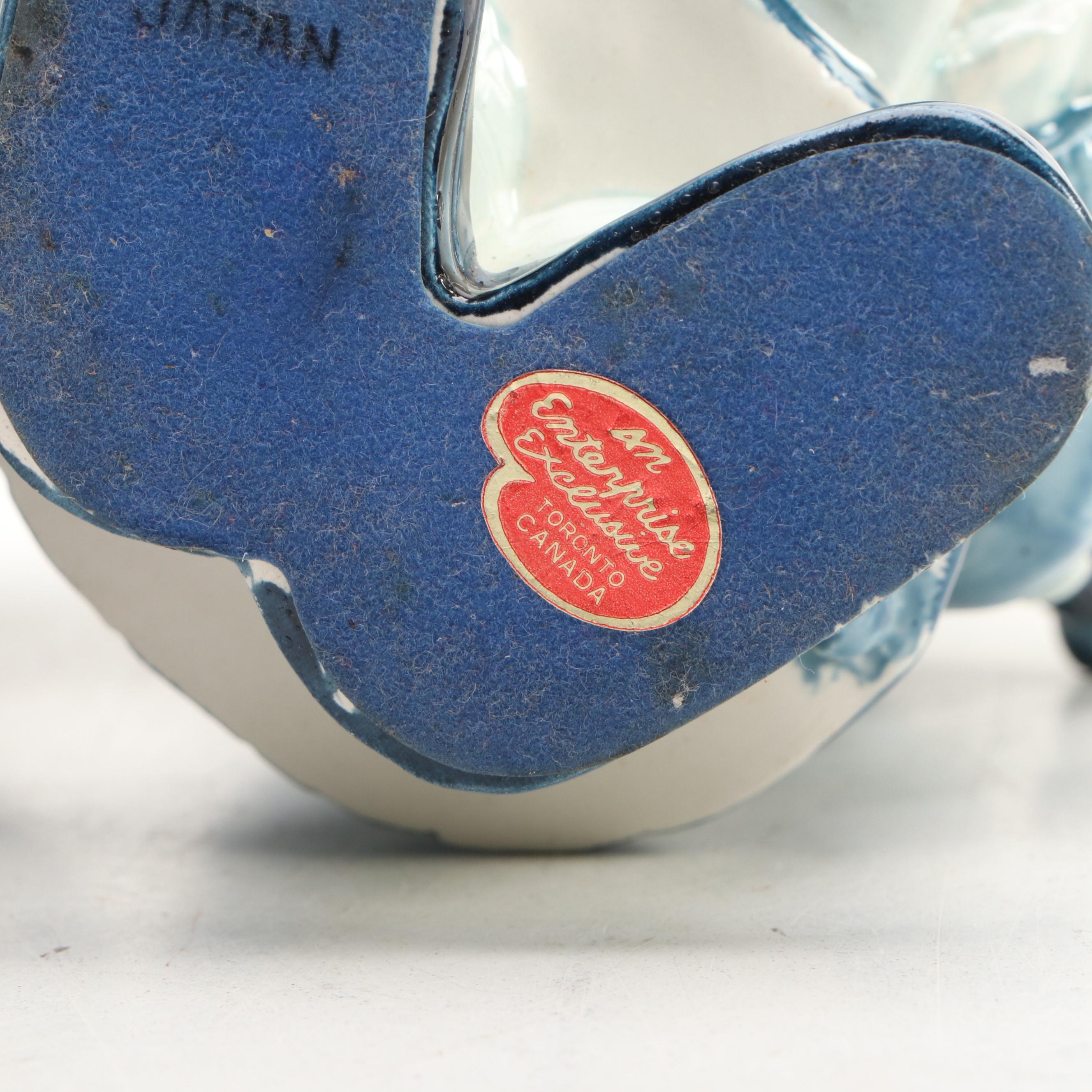 Japanese Ceramic Highland Children Figurines