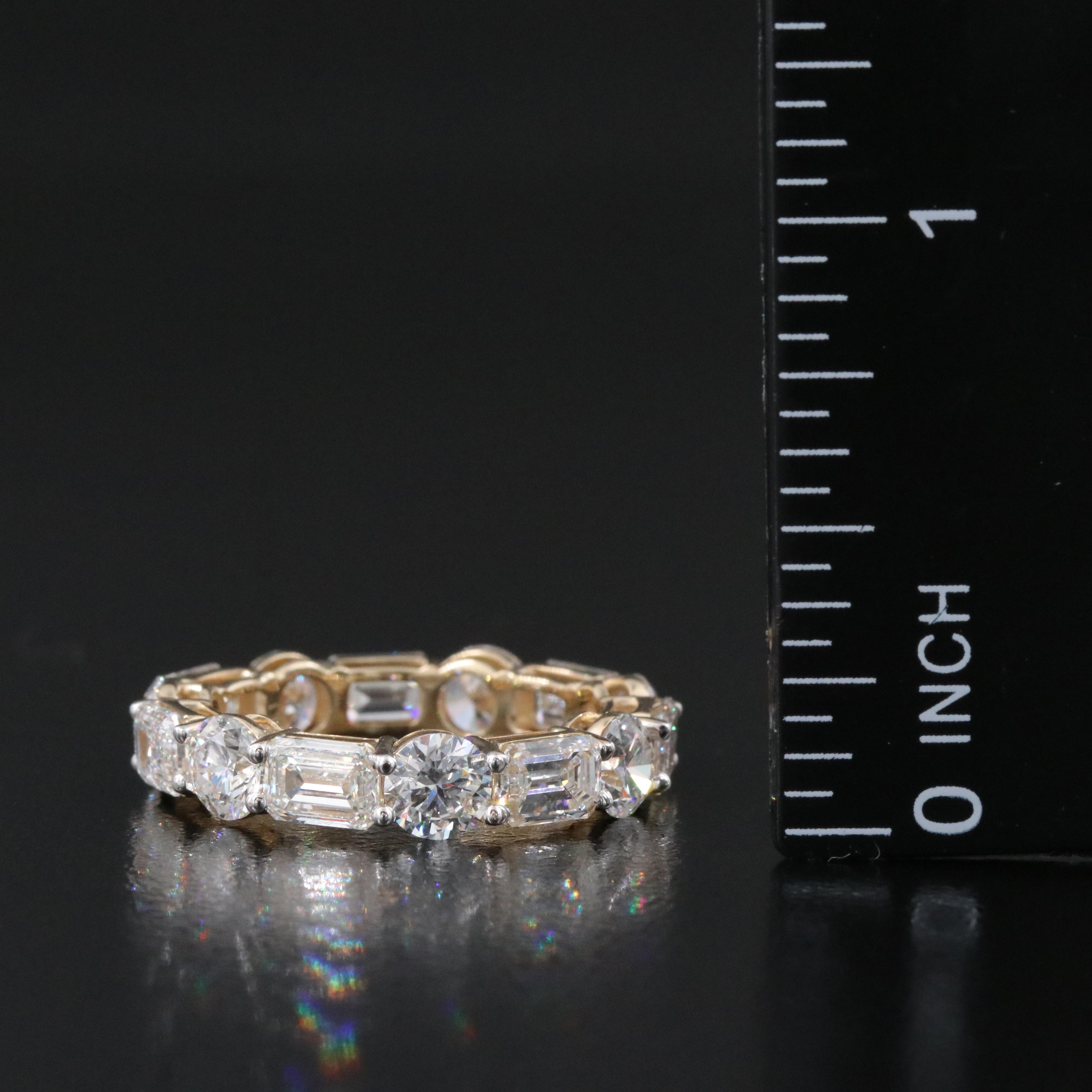 14K 5.34 CTW Lab Grown Diamond Eternity Band