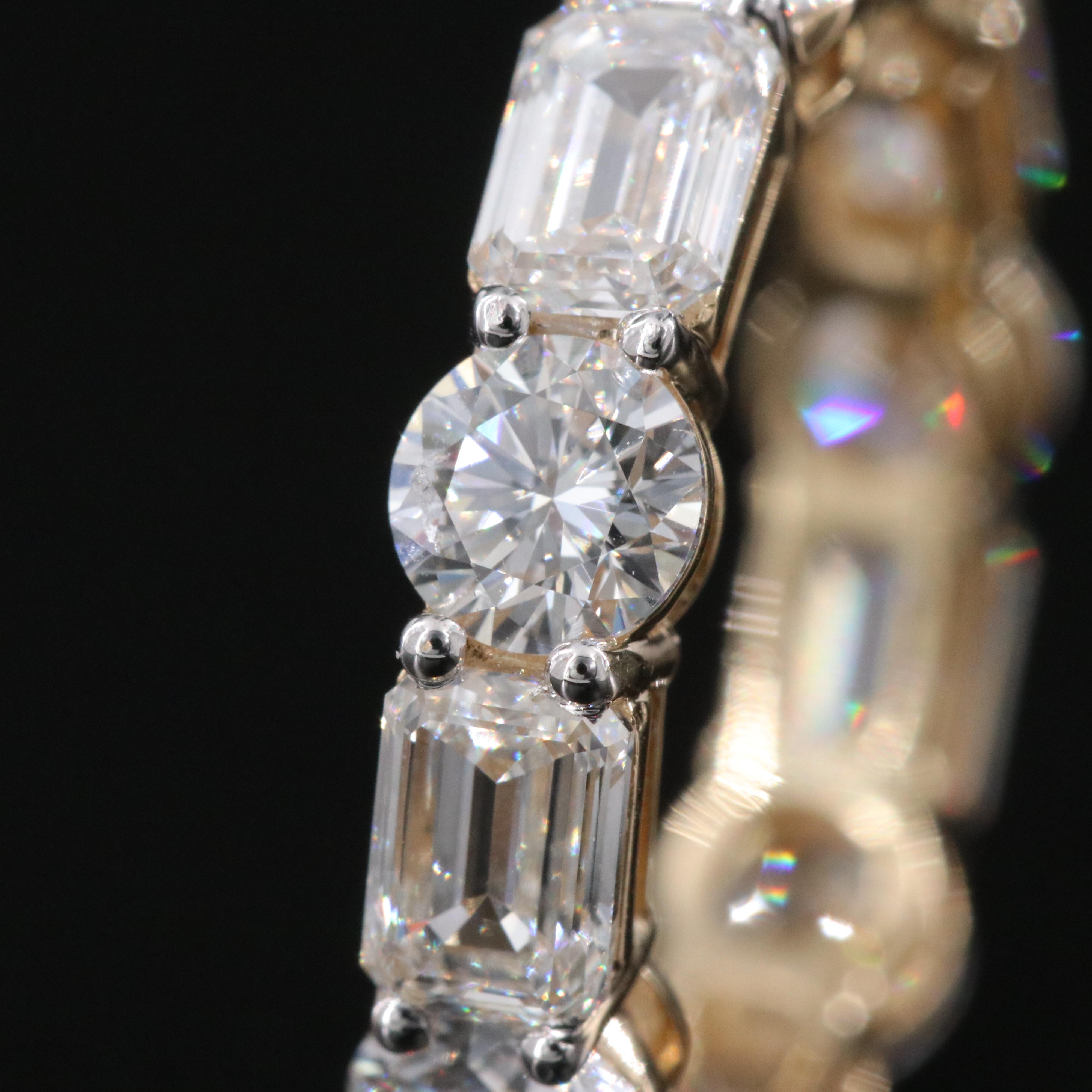 14K 5.34 CTW Lab Grown Diamond Eternity Band