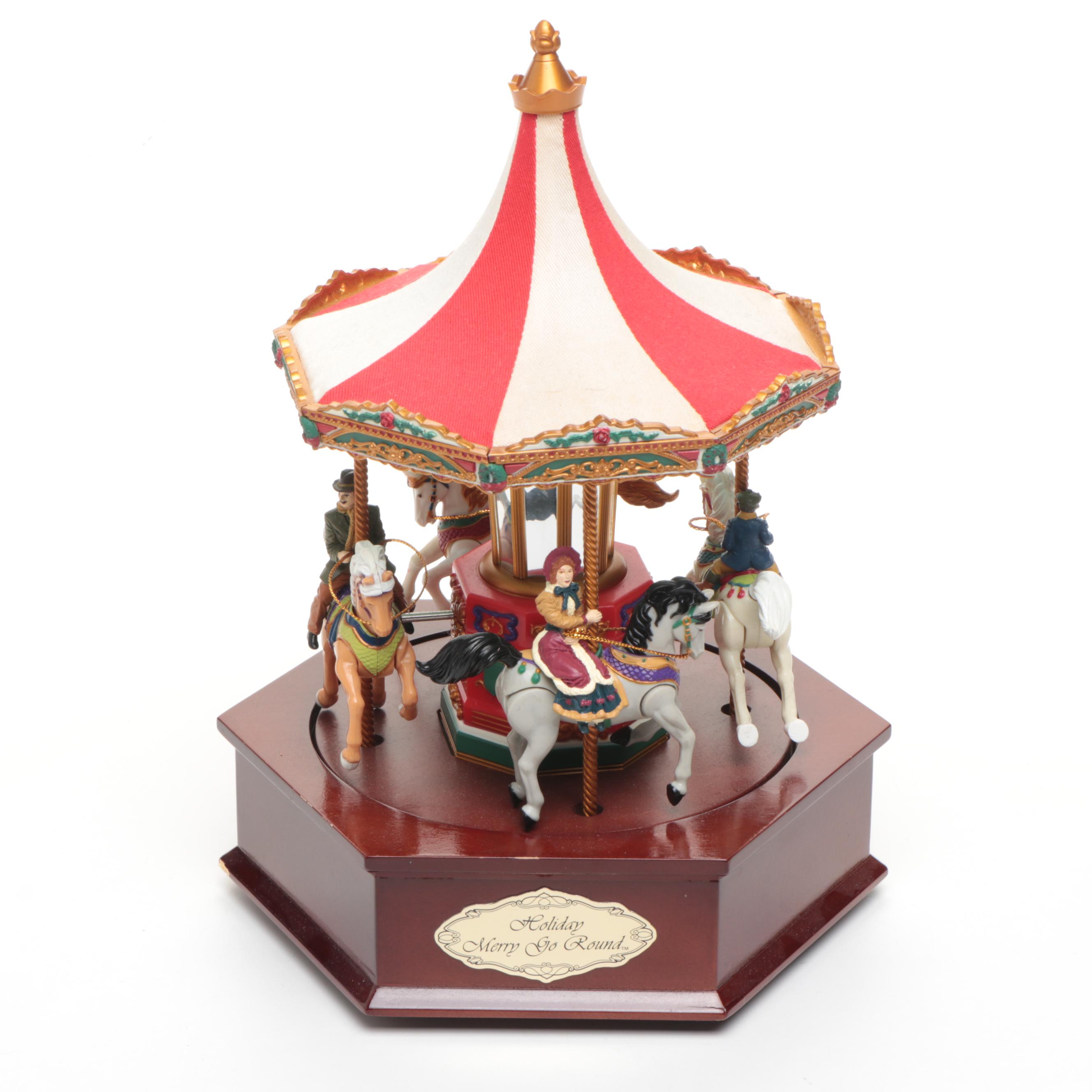 Mr. Christmas "Holiday Merry Go Round" Musical Carousel