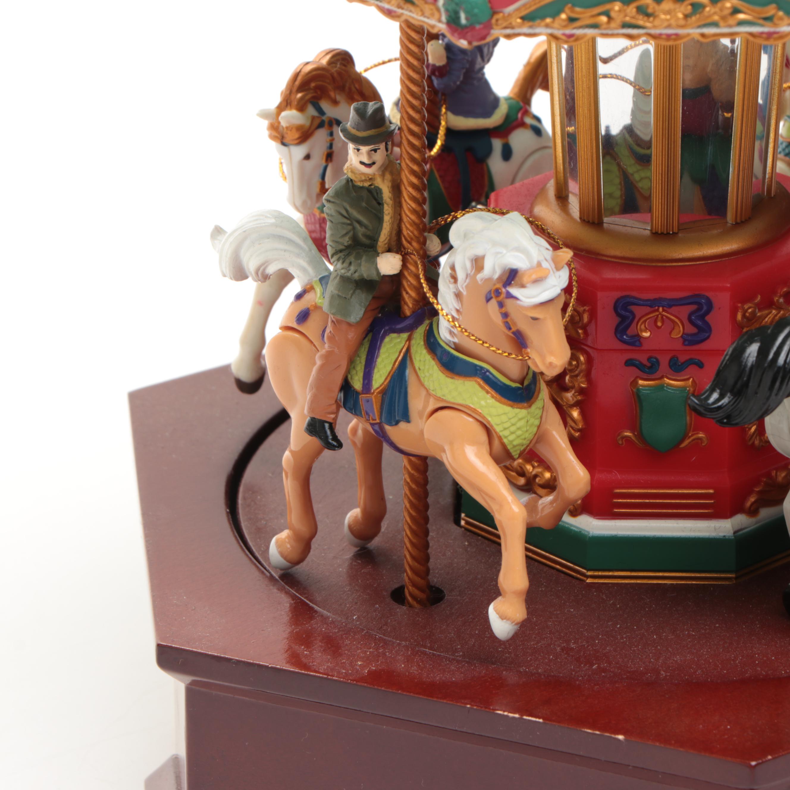 Mr. Christmas "Holiday Merry Go Round" Musical Carousel